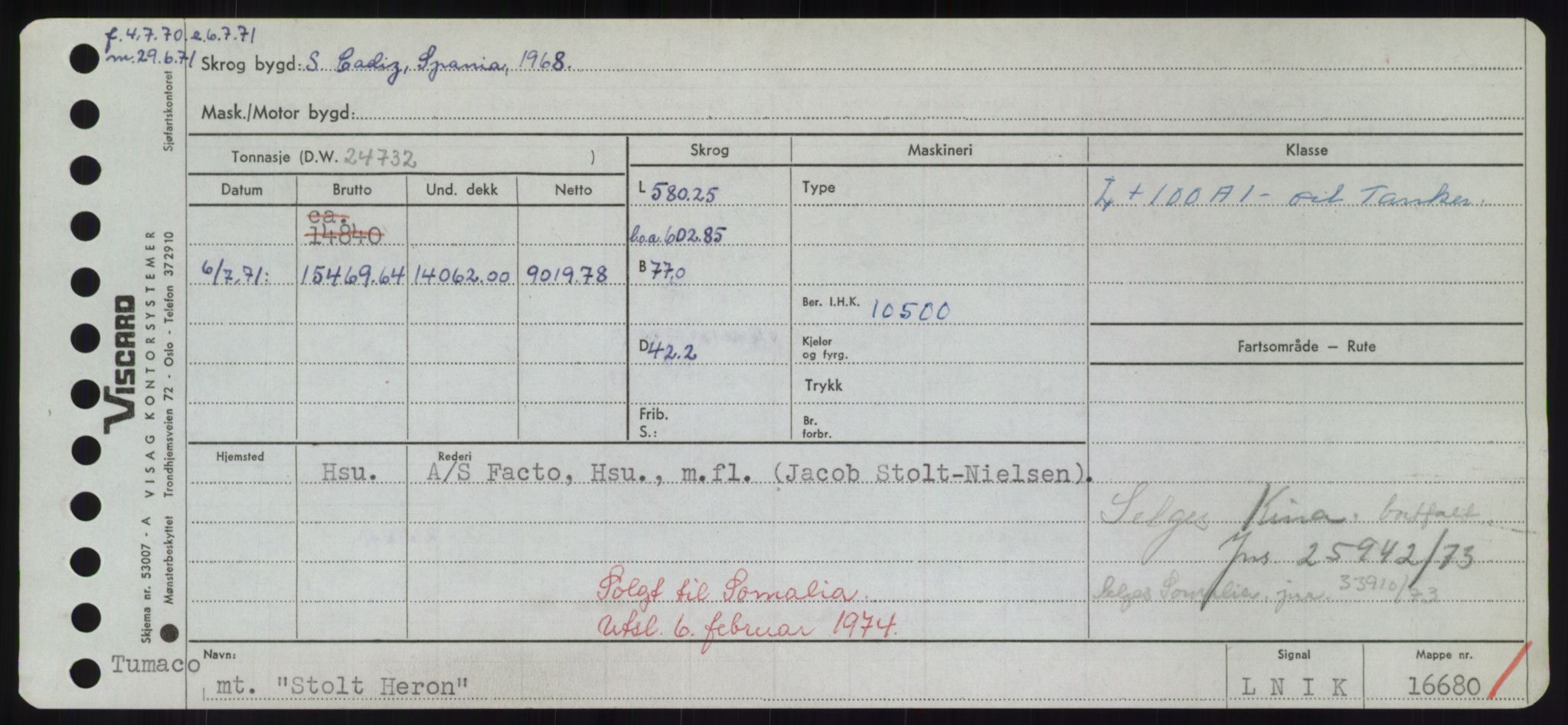 Sjøfartsdirektoratet med forløpere, Skipsmålingen, RA/S-1627/H/Hd/L0036: Fartøy, St, p. 415