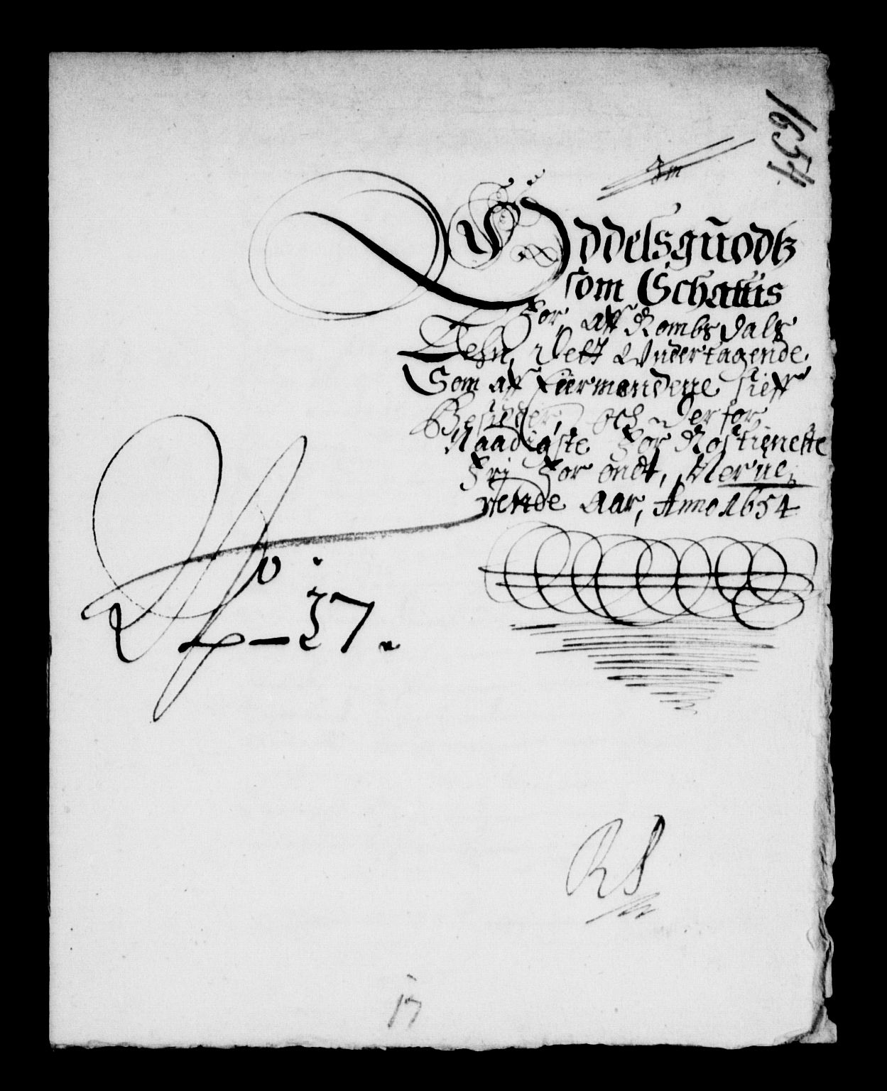 Rentekammeret inntil 1814, Reviderte regnskaper, Lensregnskaper, AV/RA-EA-5023/R/Rb/Rbw/L0118: Trondheim len, 1654-1655