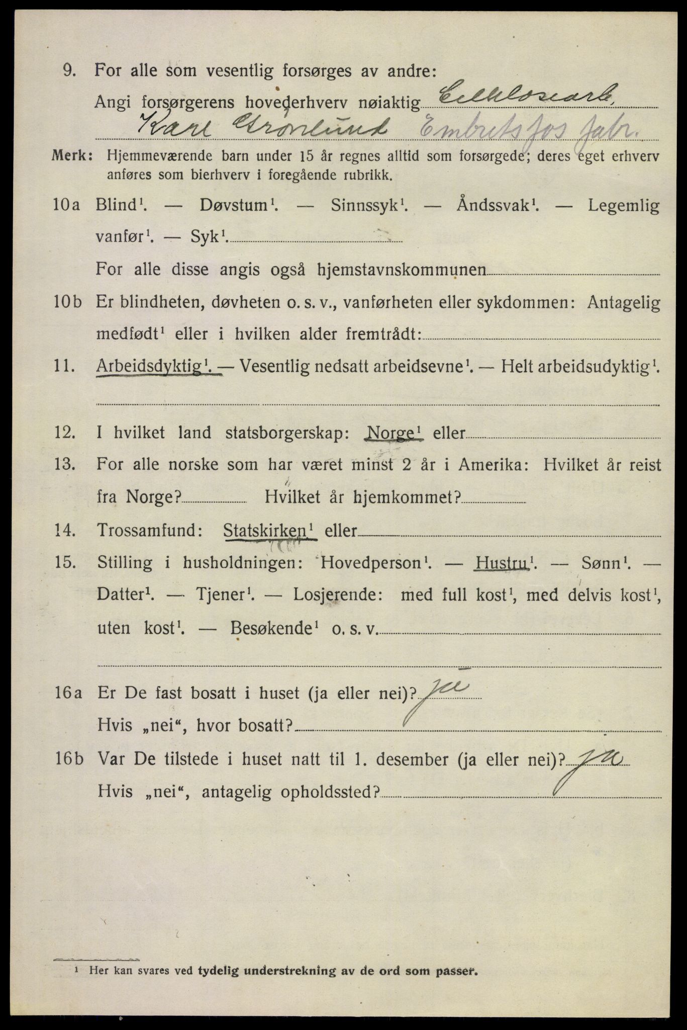 SAKO, 1920 census for Modum, 1920, p. 11750