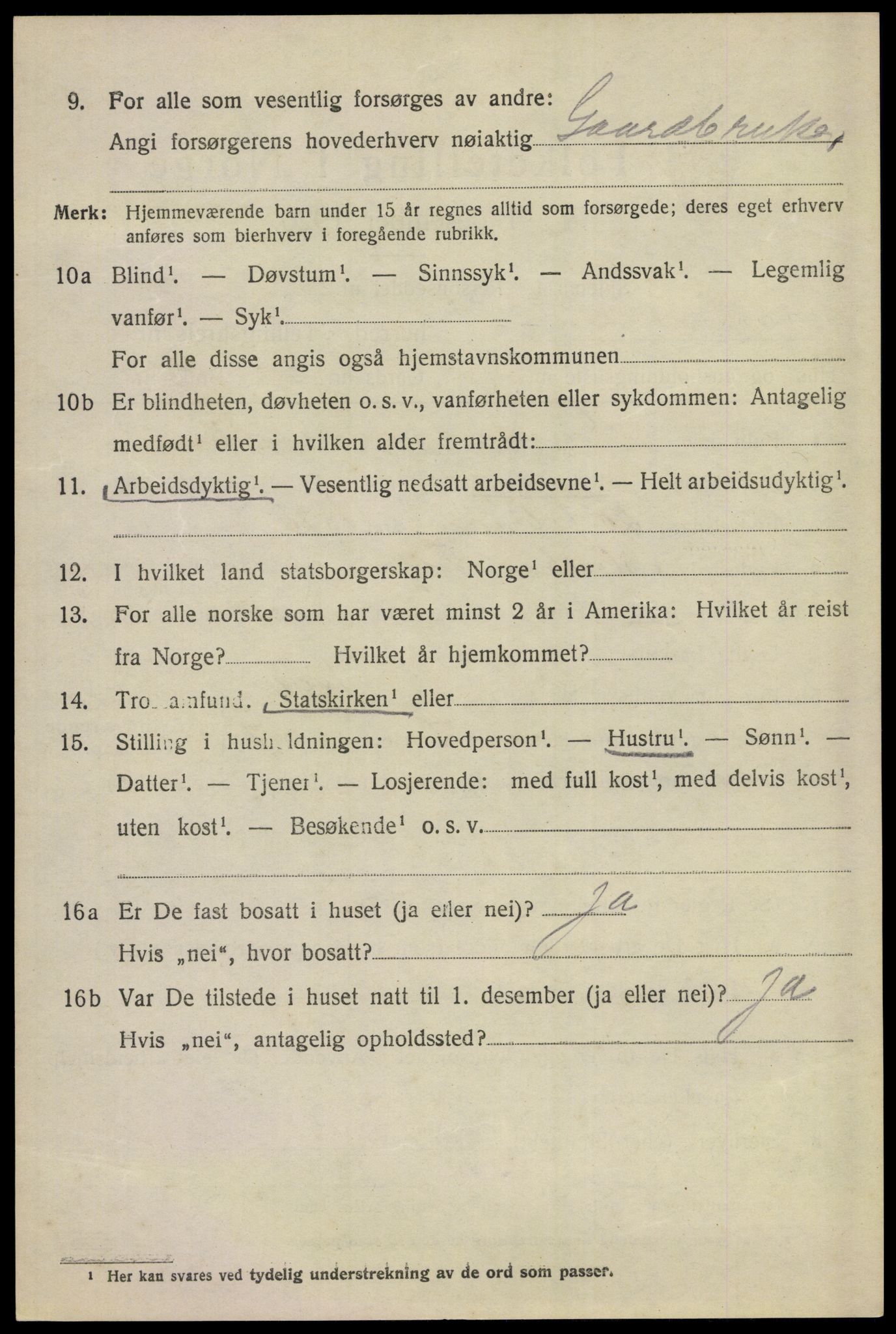 SAKO, 1920 census for Ål, 1920, p. 3325