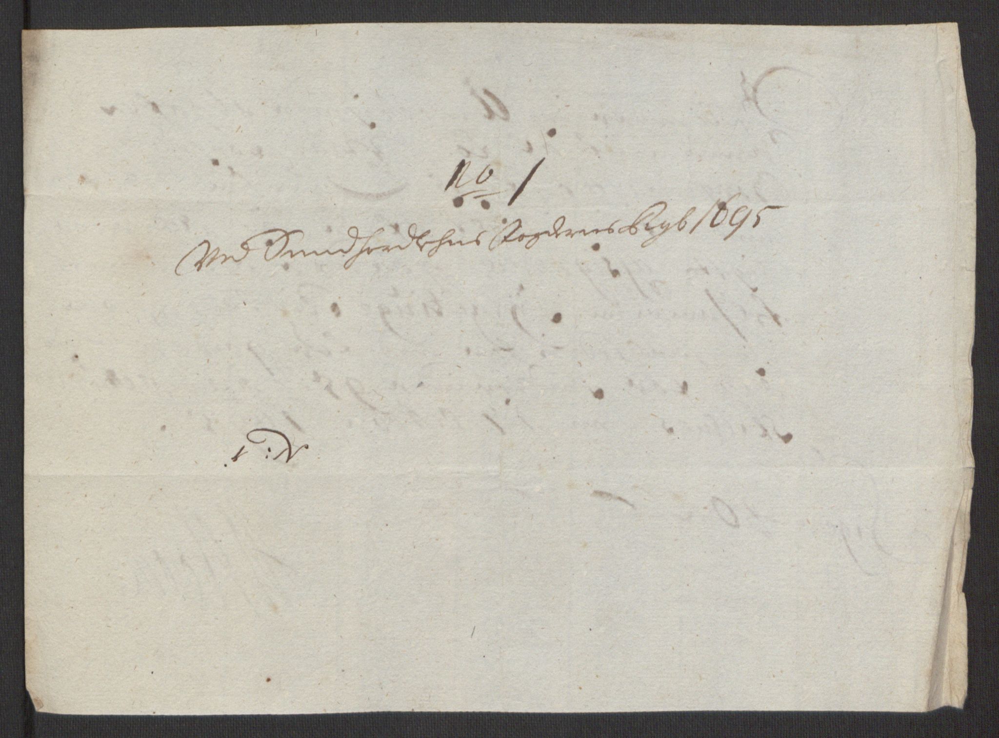 Rentekammeret inntil 1814, Reviderte regnskaper, Fogderegnskap, RA/EA-4092/R48/L2976: Fogderegnskap Sunnhordland og Hardanger, 1695-1696, p. 109