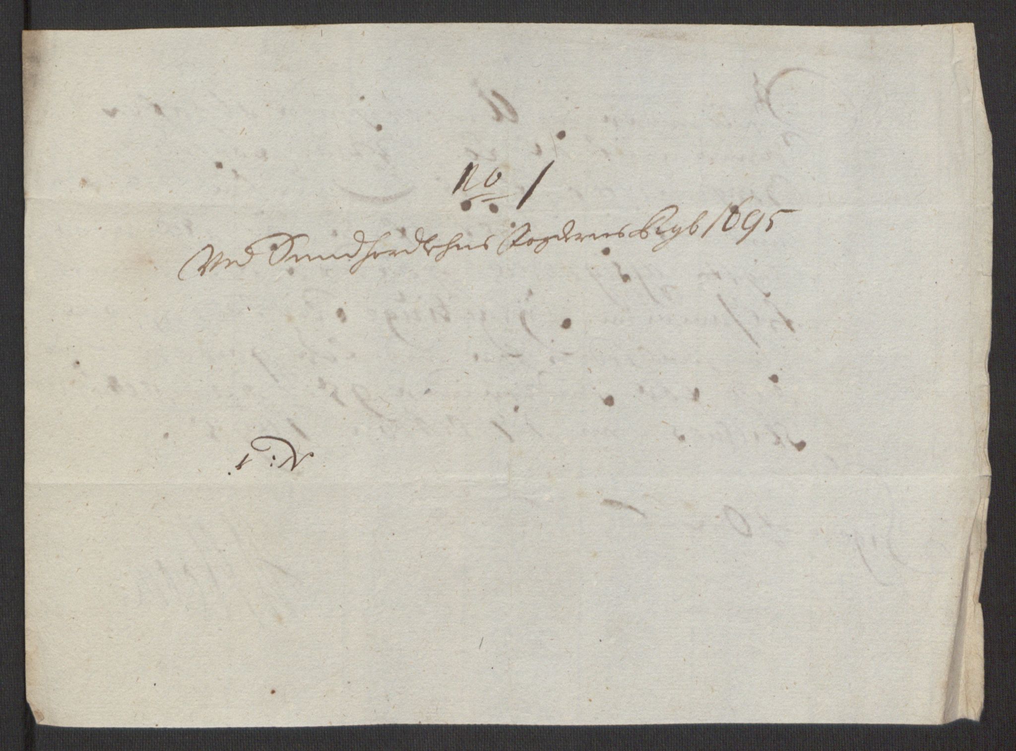 Rentekammeret inntil 1814, Reviderte regnskaper, Fogderegnskap, AV/RA-EA-4092/R48/L2976: Fogderegnskap Sunnhordland og Hardanger, 1695-1696, p. 109