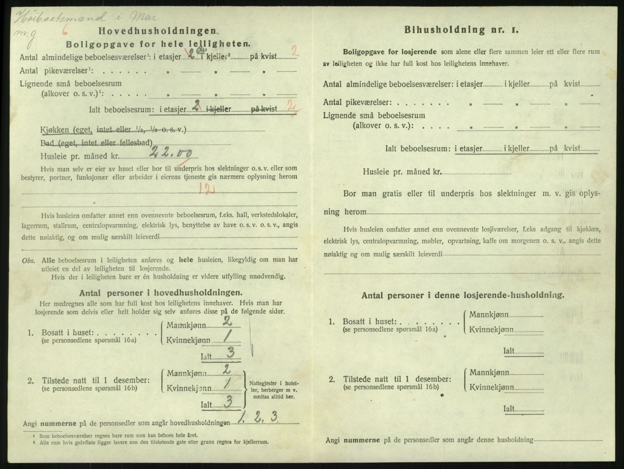 SAKO, 1920 census for Horten, 1920, p. 6066