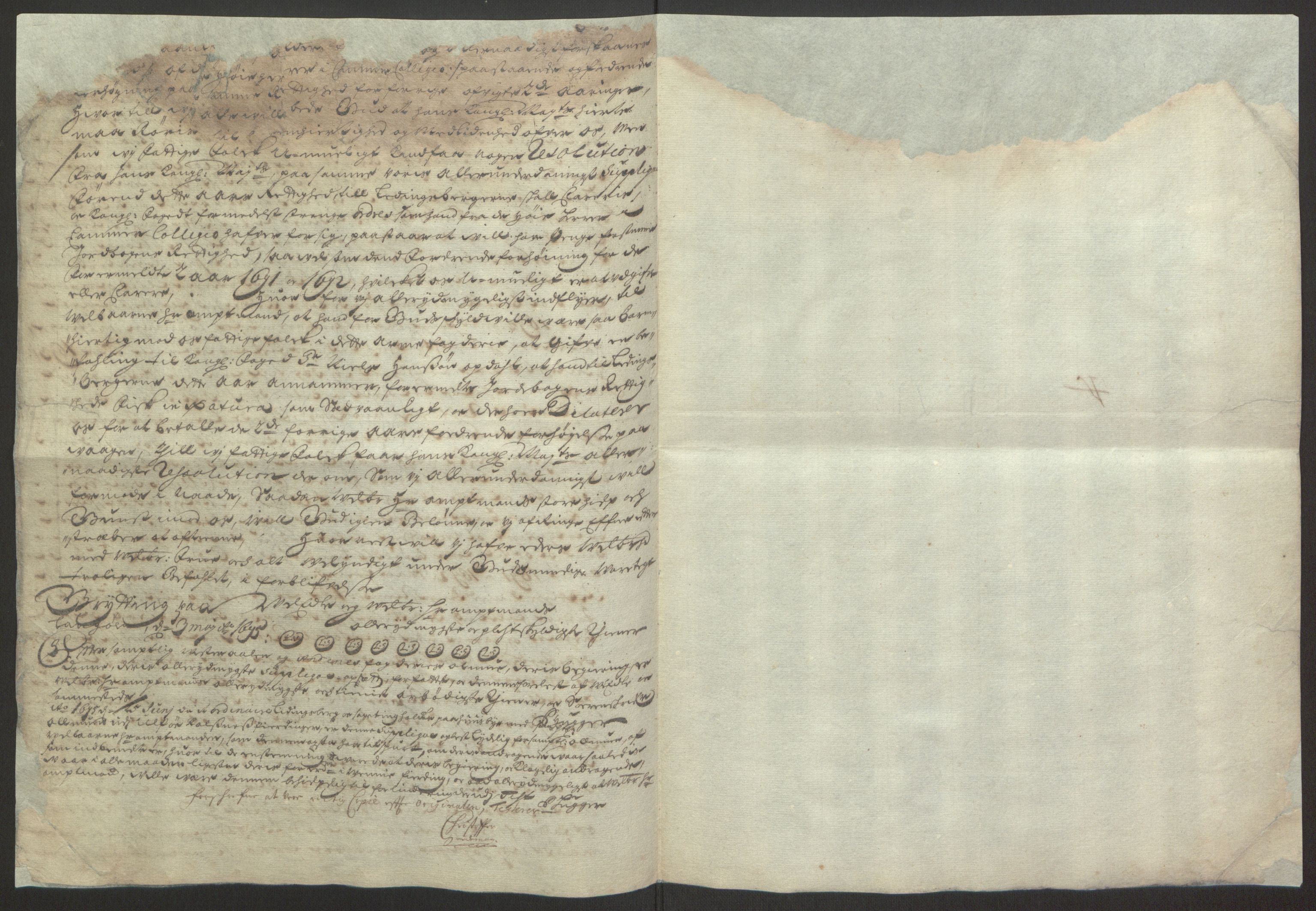 Rentekammeret inntil 1814, Reviderte regnskaper, Fogderegnskap, AV/RA-EA-4092/R67/L4677: Fogderegnskap Vesterålen, Andenes og Lofoten, 1694-1695, p. 363