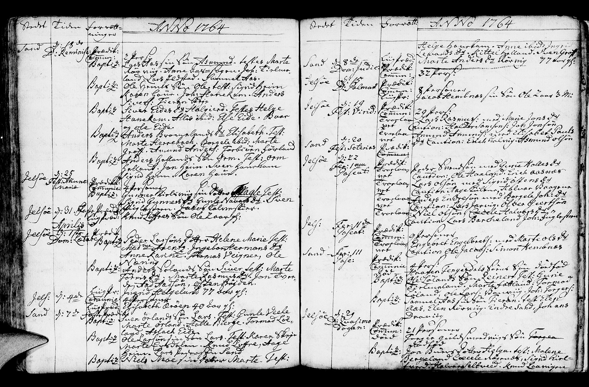 Jelsa sokneprestkontor, AV/SAST-A-101842/01/IV: Parish register (official) no. A 2, 1753-1767