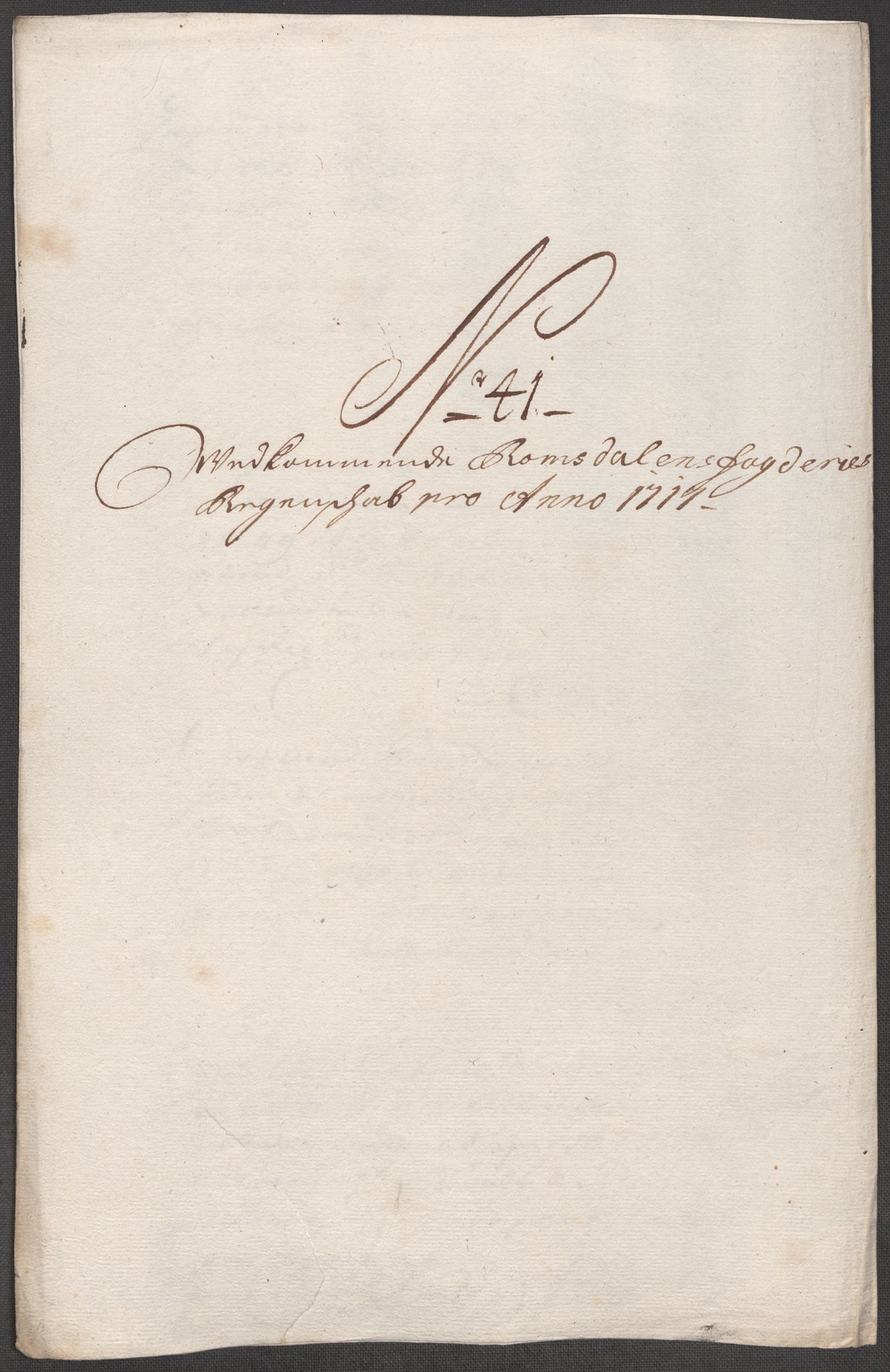 Rentekammeret inntil 1814, Reviderte regnskaper, Fogderegnskap, AV/RA-EA-4092/R55/L3664: Fogderegnskap Romsdal, 1717, p. 215