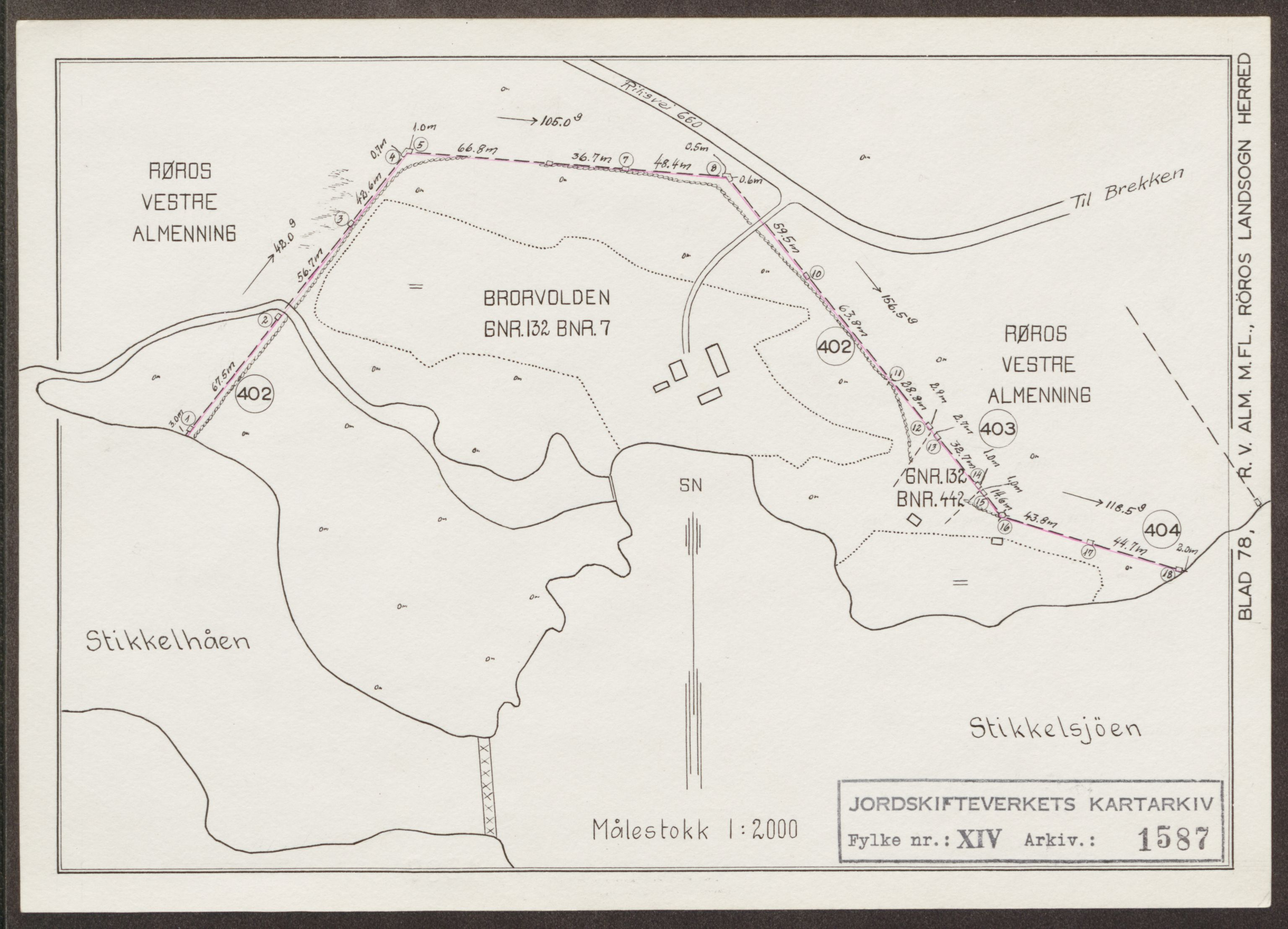 Jordskifteverkets kartarkiv, AV/RA-S-3929/T, 1859-1988, p. 2494