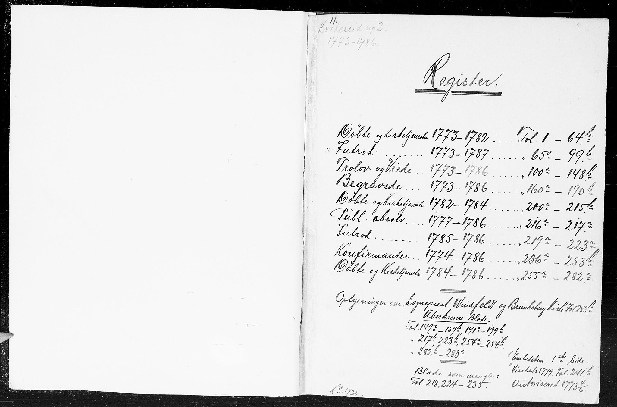 Kviteseid kirkebøker, SAKO/A-276/F/Fa/L0002: Parish register (official) no. I 2, 1773-1786