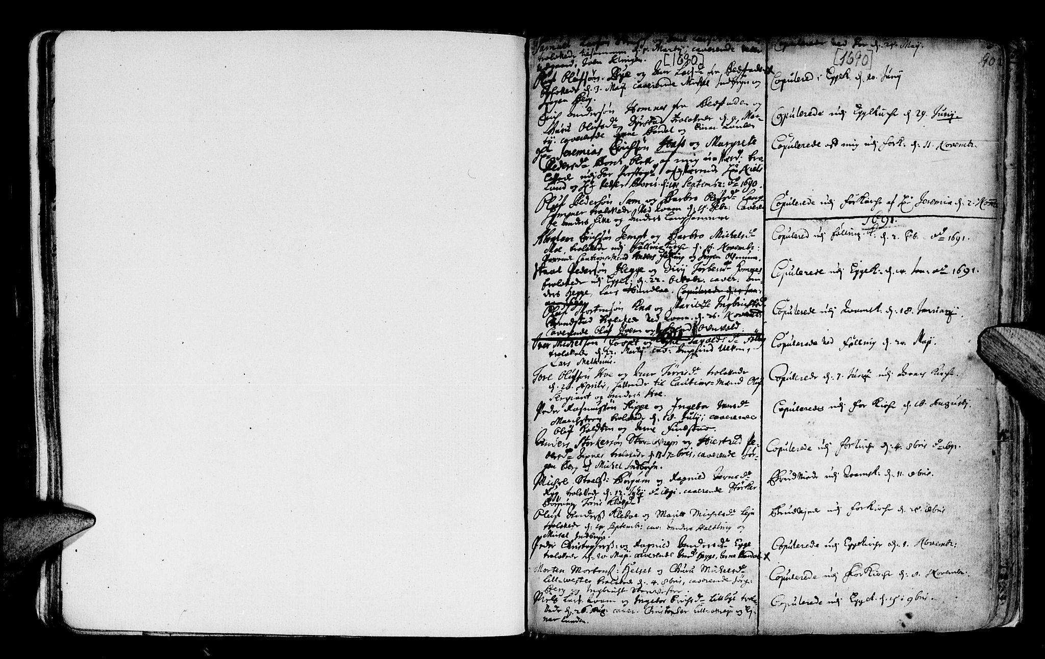 Ministerialprotokoller, klokkerbøker og fødselsregistre - Nord-Trøndelag, SAT/A-1458/746/L0439: Parish register (official) no. 746A01, 1688-1759, p. 90