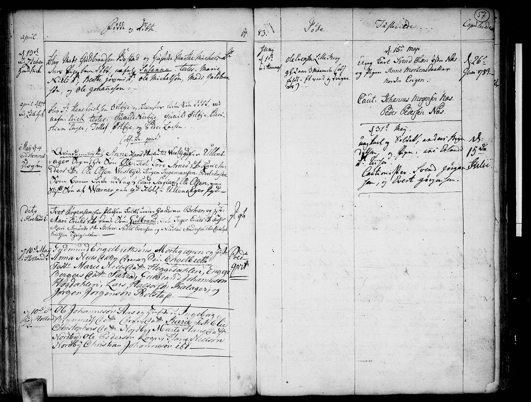 Høland prestekontor Kirkebøker, SAO/A-10346a/F/Fa/L0005: Parish register (official) no. I 5, 1780-1793, p. 57