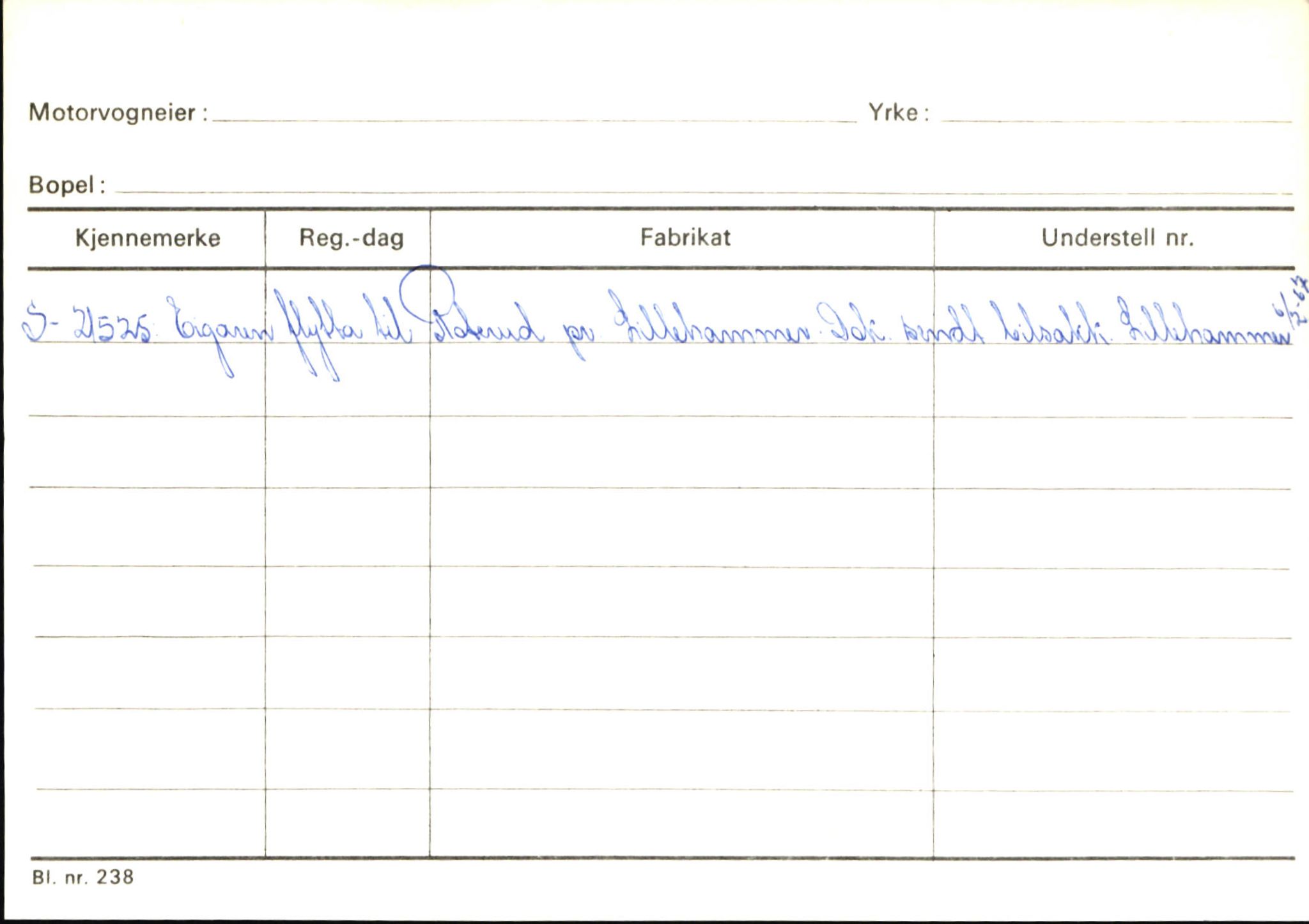 Statens vegvesen, Sogn og Fjordane vegkontor, AV/SAB-A-5301/4/F/L0145: Registerkort Vågsøy S-Å. Årdal I-P, 1945-1975, p. 2258