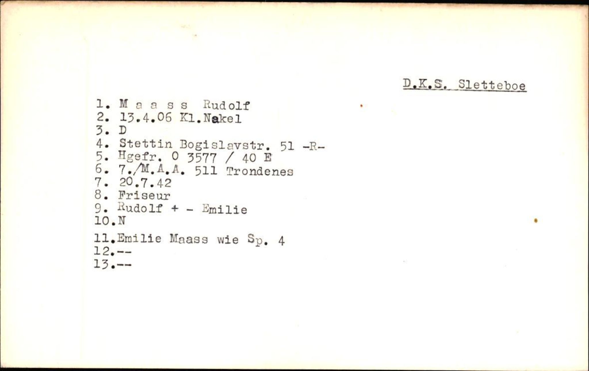 Hjemsendte tyskere , RA/RAFA-6487/D/Da/L0003: Krause- Pauletta, 1945-1947, p. 488
