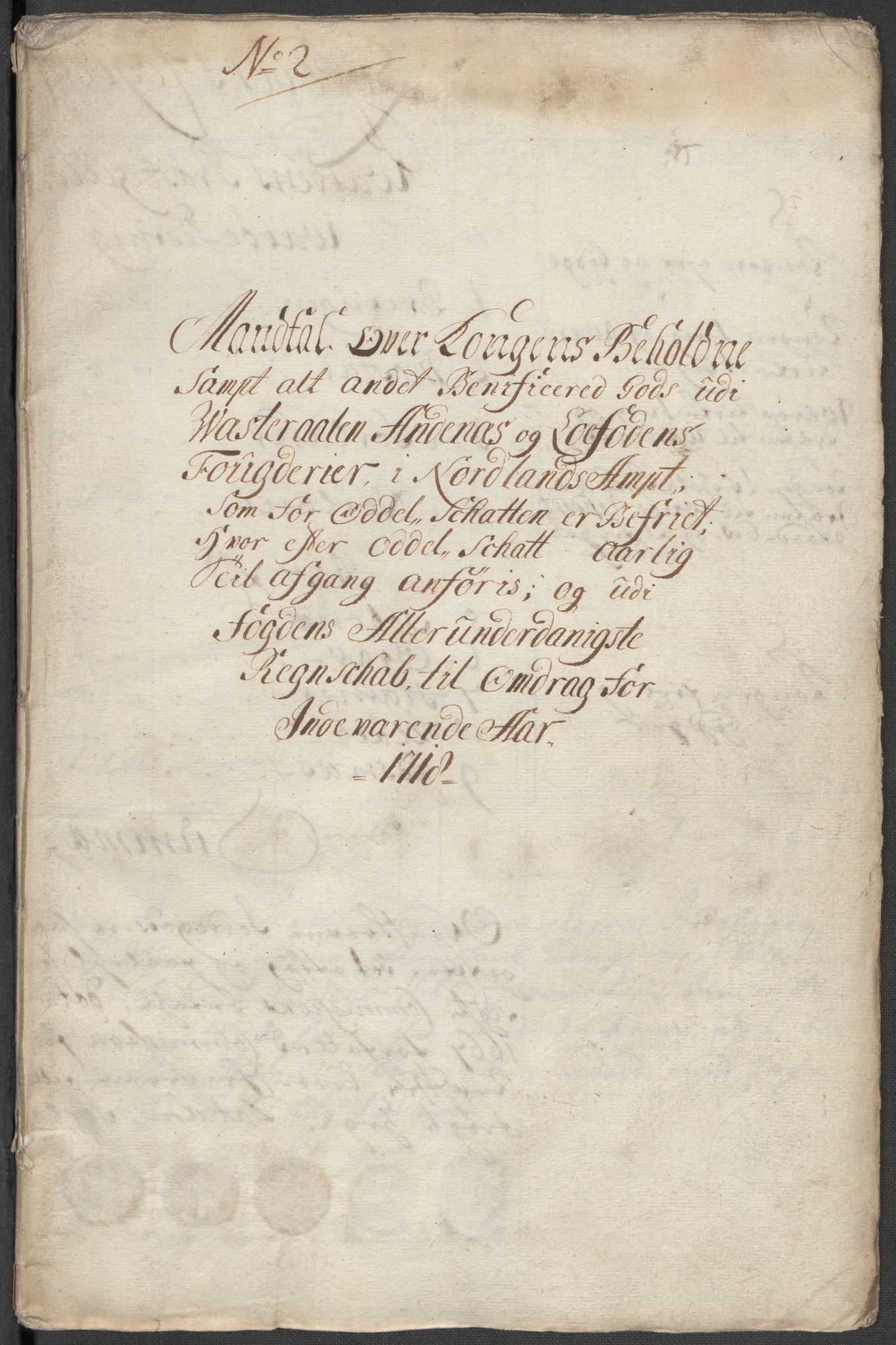 Rentekammeret inntil 1814, Reviderte regnskaper, Fogderegnskap, RA/EA-4092/R67/L4684: Fogderegnskap Vesterålen, Andenes og Lofoten, 1718, p. 95
