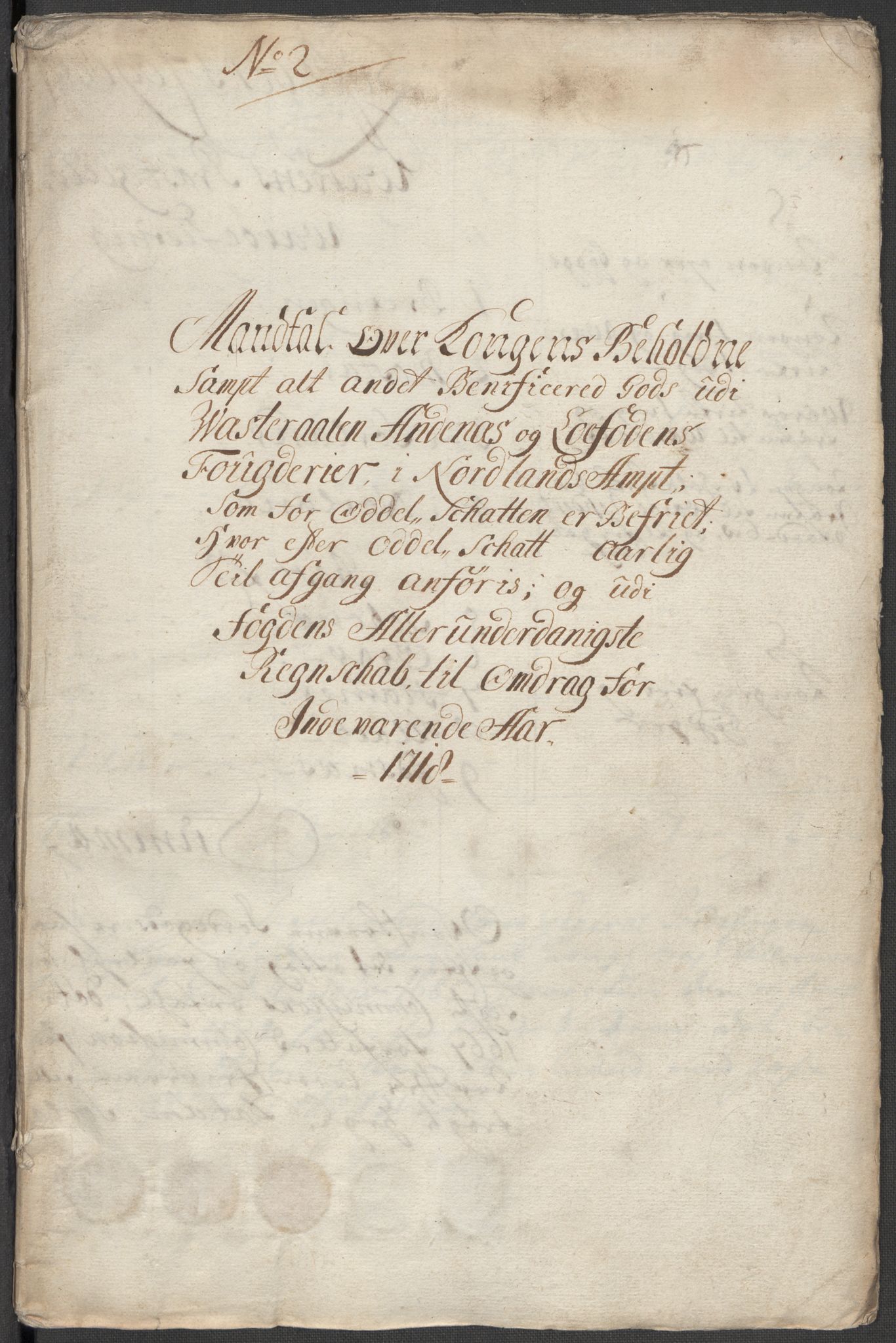 Rentekammeret inntil 1814, Reviderte regnskaper, Fogderegnskap, AV/RA-EA-4092/R67/L4684: Fogderegnskap Vesterålen, Andenes og Lofoten, 1718, p. 95