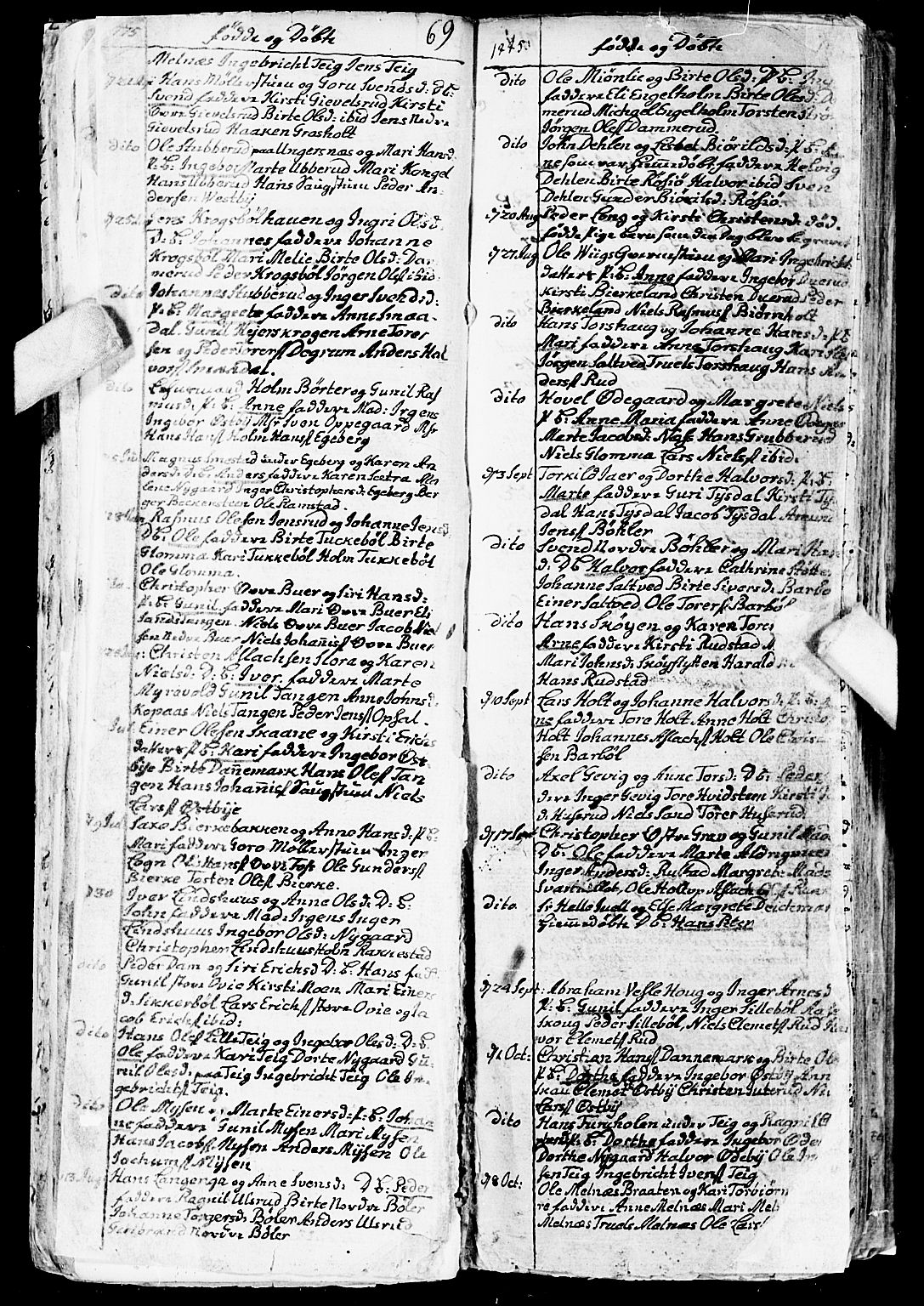 Enebakk prestekontor Kirkebøker, SAO/A-10171c/F/Fa/L0002: Parish register (official) no. I 2, 1755-1806, p. 69-70