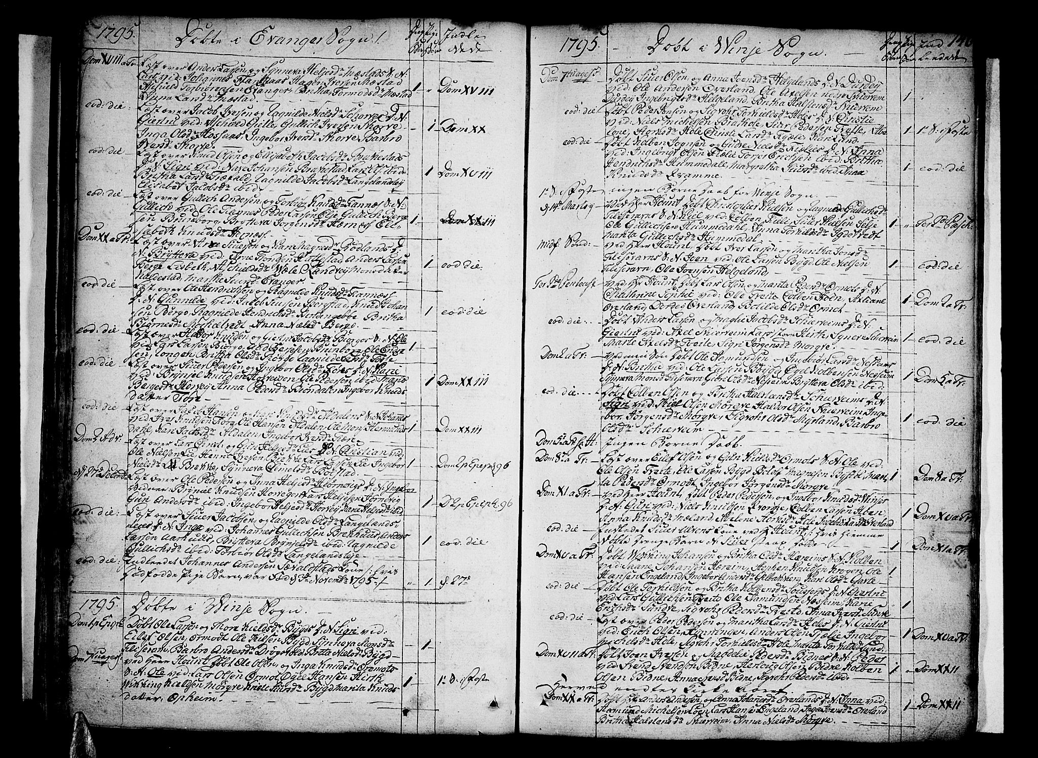 Voss sokneprestembete, SAB/A-79001/H/Haa: Parish register (official) no. A 9, 1780-1810, p. 140