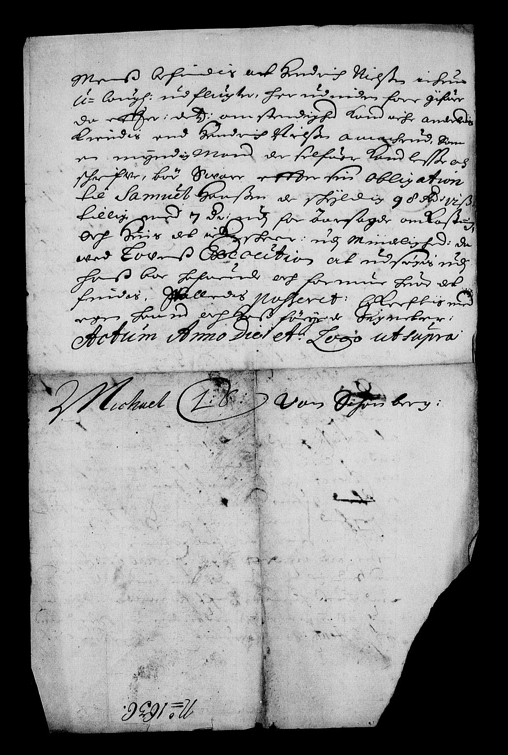 Stattholderembetet 1572-1771, RA/EA-2870/Af/L0002: Avskrifter av vedlegg til originale supplikker, nummerert i samsvar med supplikkbøkene, 1687-1689, p. 153