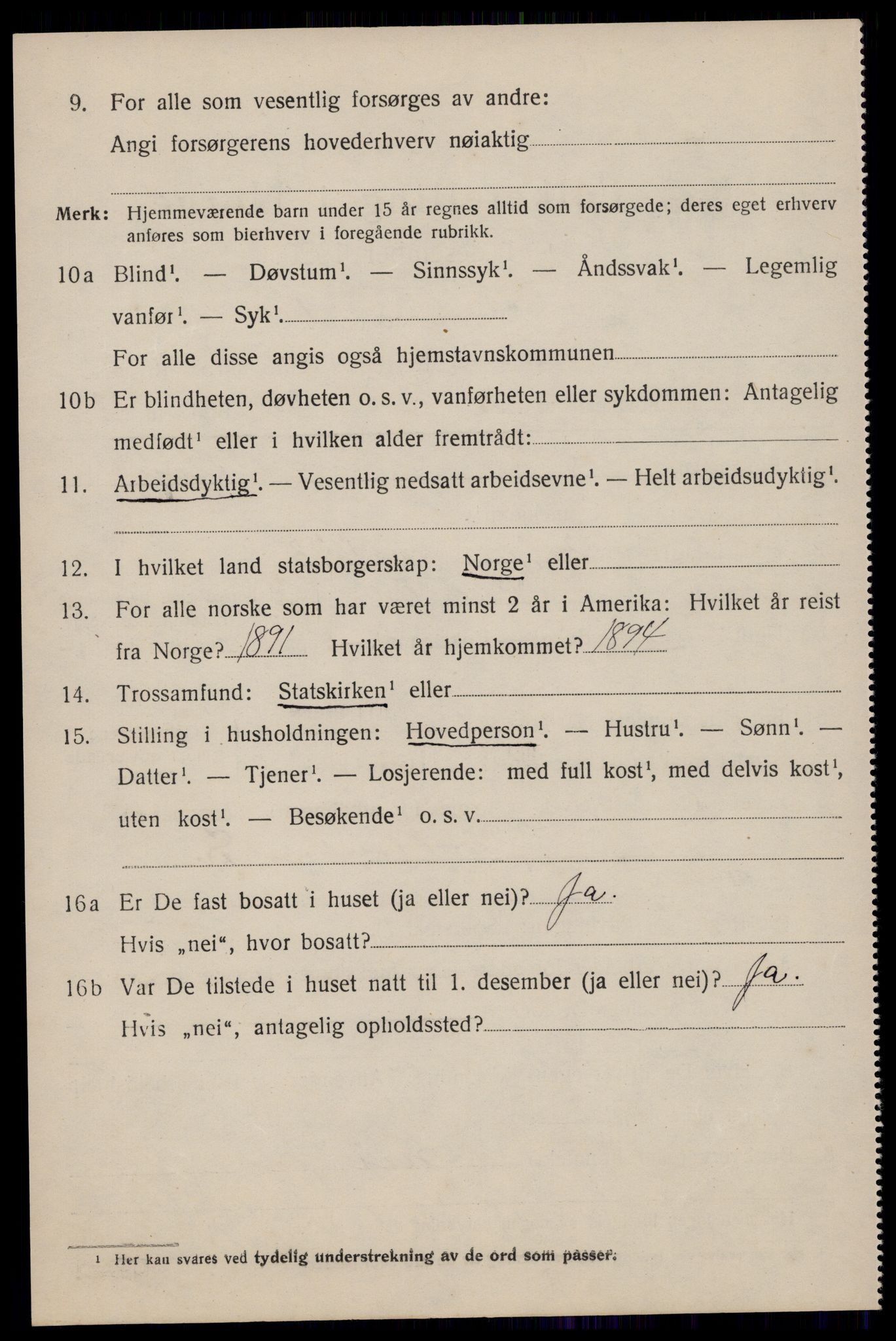 SAST, 1920 census for Heskestad, 1920, p. 1840