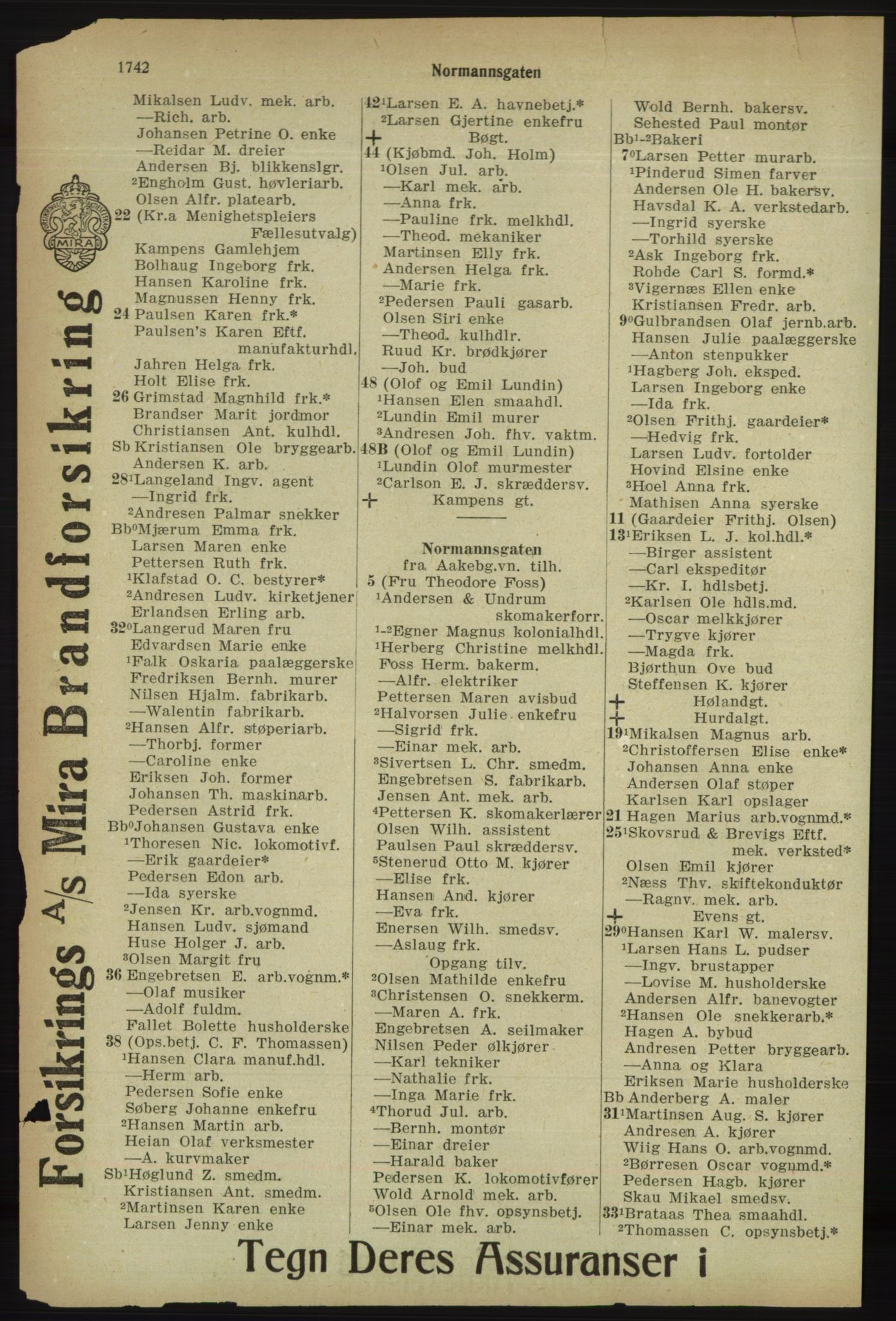 Kristiania/Oslo adressebok, PUBL/-, 1918, p. 1895