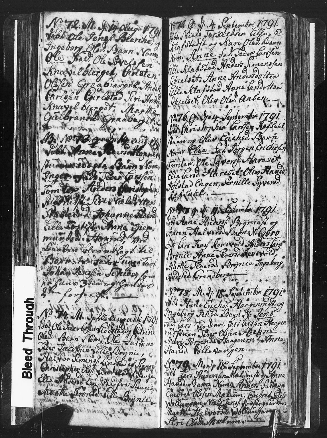 Romedal prestekontor, AV/SAH-PREST-004/L/L0001: Parish register (copy) no. 1, 1785-1794, p. 53