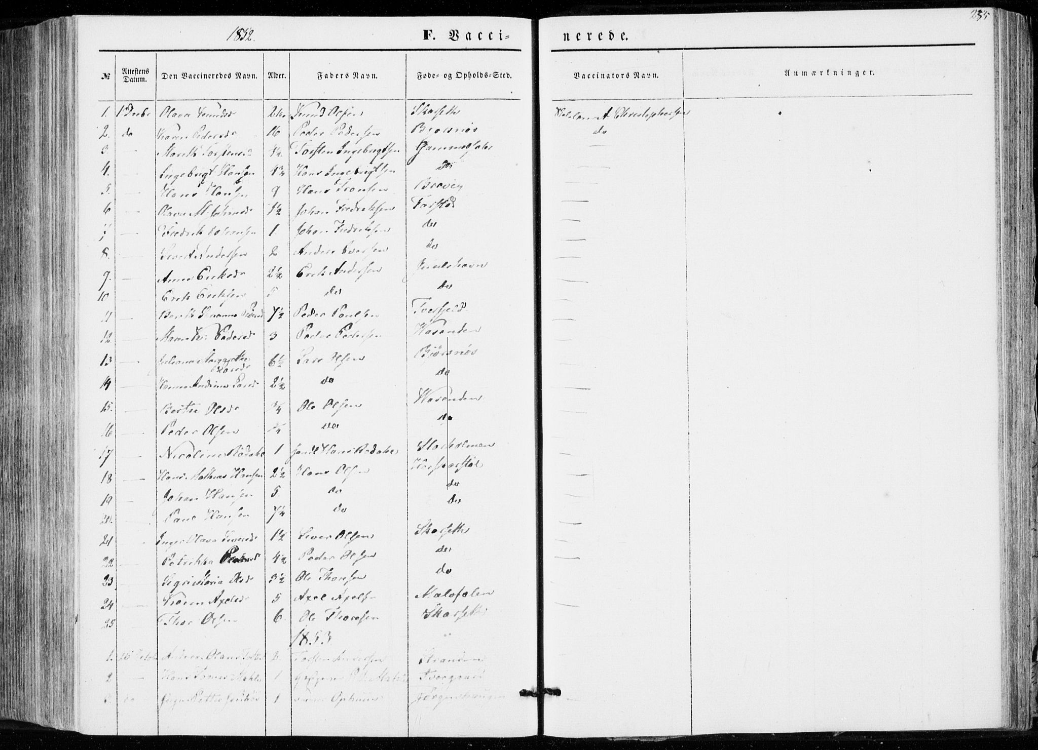 Ministerialprotokoller, klokkerbøker og fødselsregistre - Møre og Romsdal, AV/SAT-A-1454/566/L0767: Parish register (official) no. 566A06, 1852-1868, p. 235