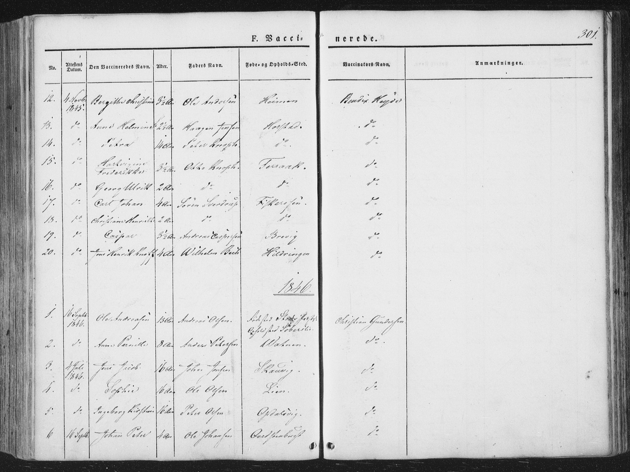 Ministerialprotokoller, klokkerbøker og fødselsregistre - Nordland, AV/SAT-A-1459/810/L0144: Parish register (official) no. 810A07 /1, 1841-1862, p. 301