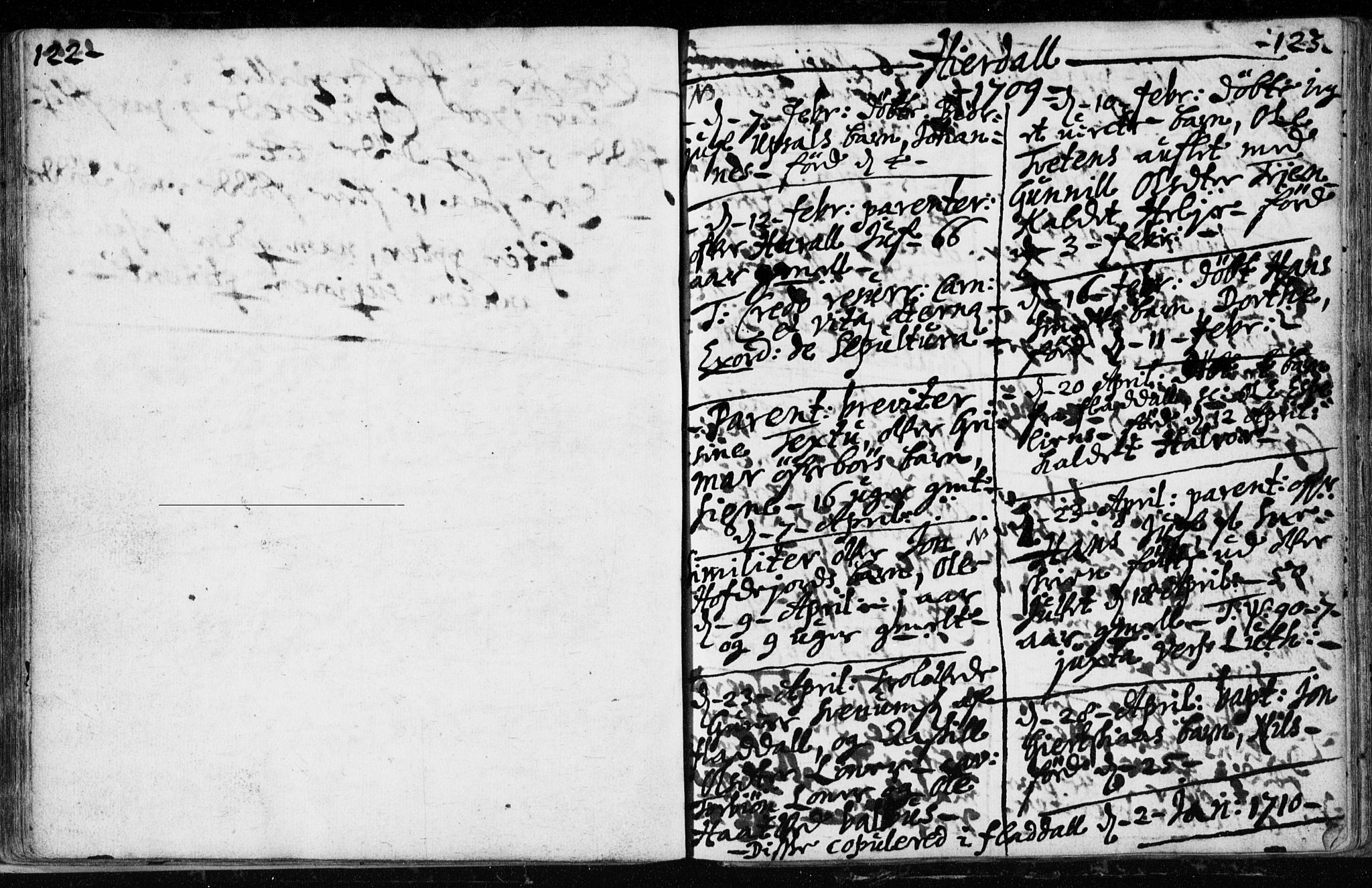 Hjartdal kirkebøker, AV/SAKO-A-270/F/Fa/L0001: Parish register (official) no. I 1, 1685-1714, p. 122-123