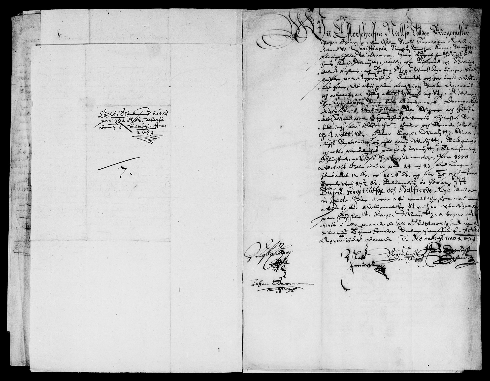 Rentekammeret inntil 1814, Reviderte regnskaper, Lensregnskaper, AV/RA-EA-5023/R/Rb/Rba/L0139: Akershus len, 1638-1639