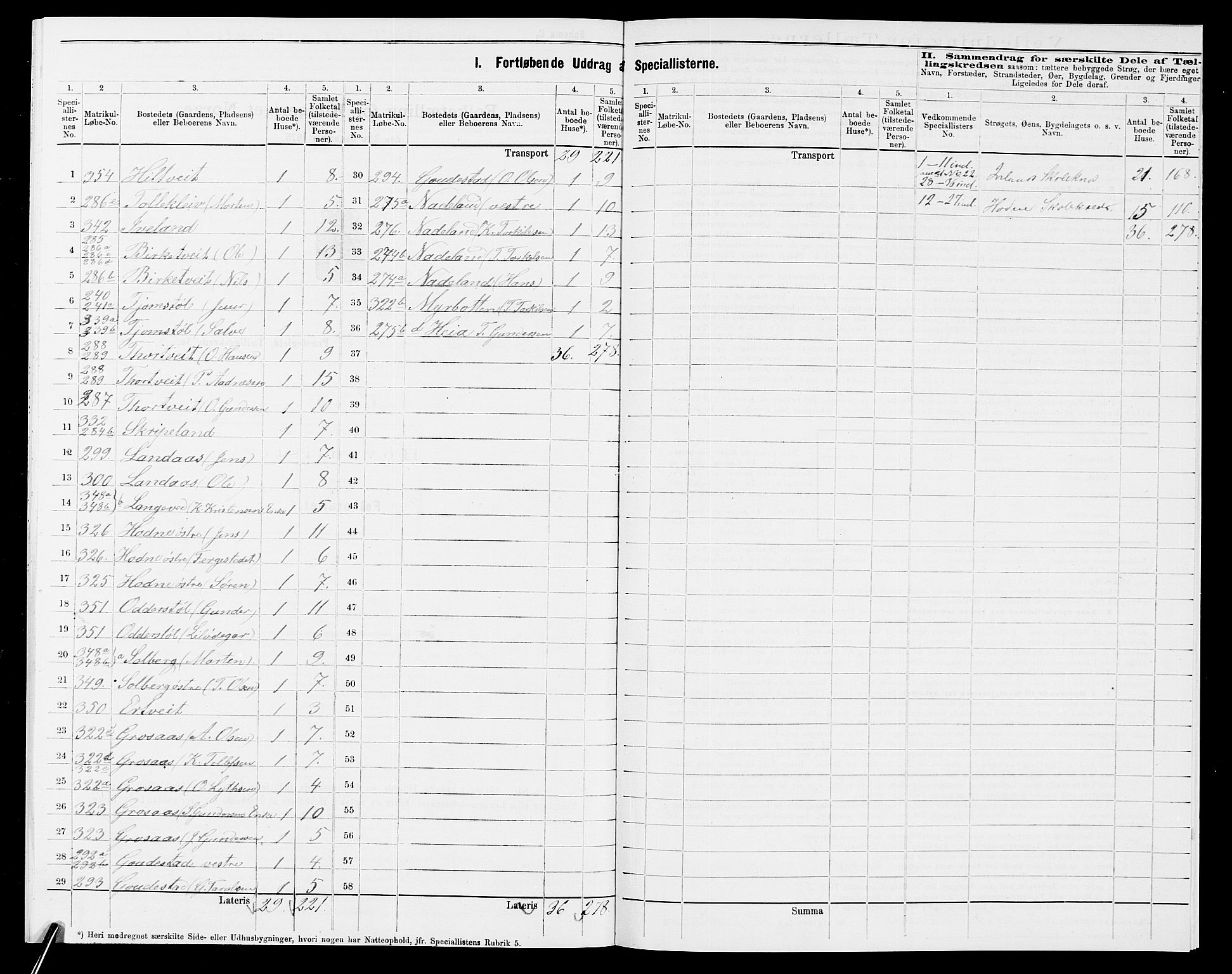 SAK, 1875 census for 0934P Evje, 1875, p. 312