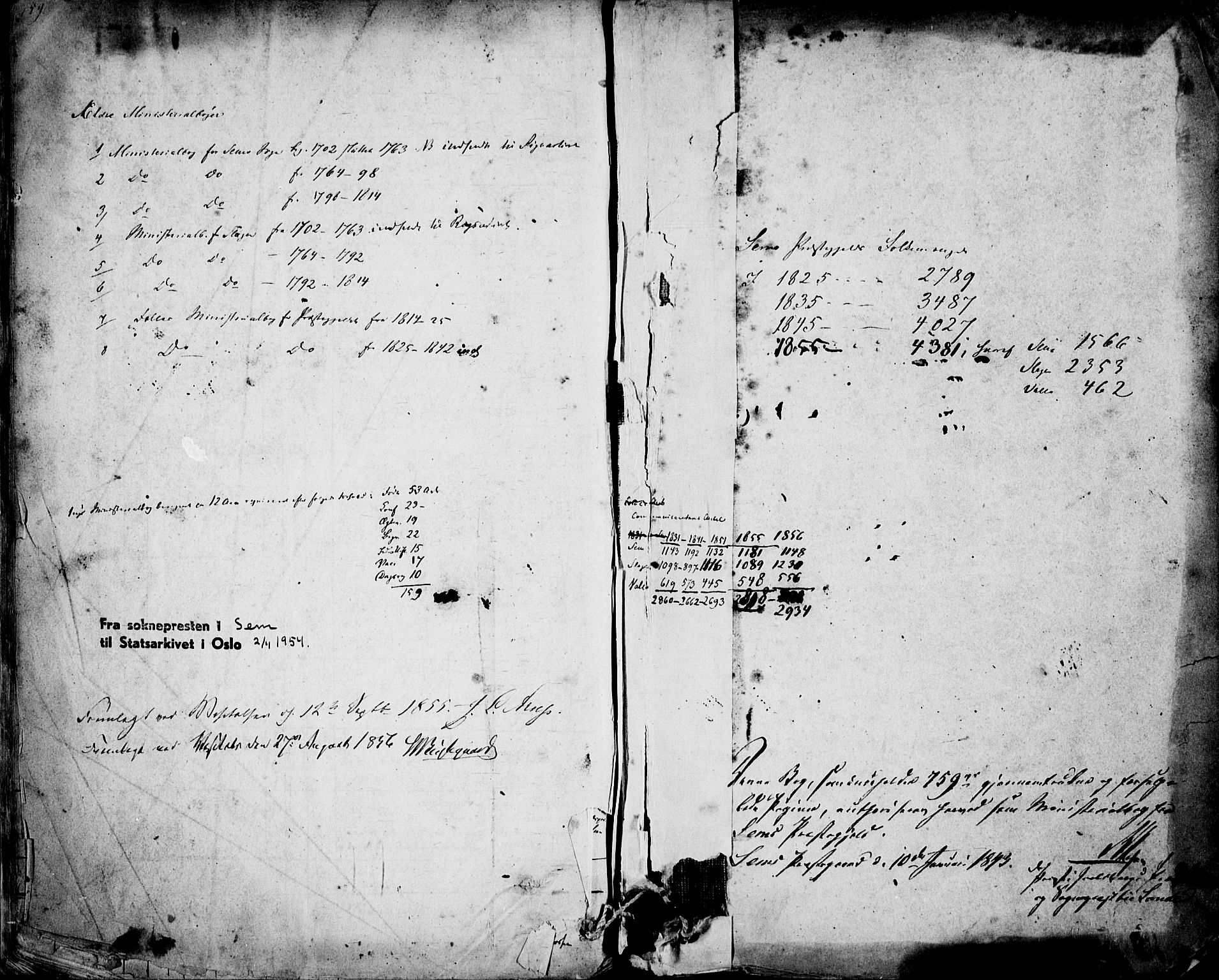 Sem kirkebøker, AV/SAKO-A-5/F/Fa/L0006: Parish register (official) no. I 6, 1843-1855