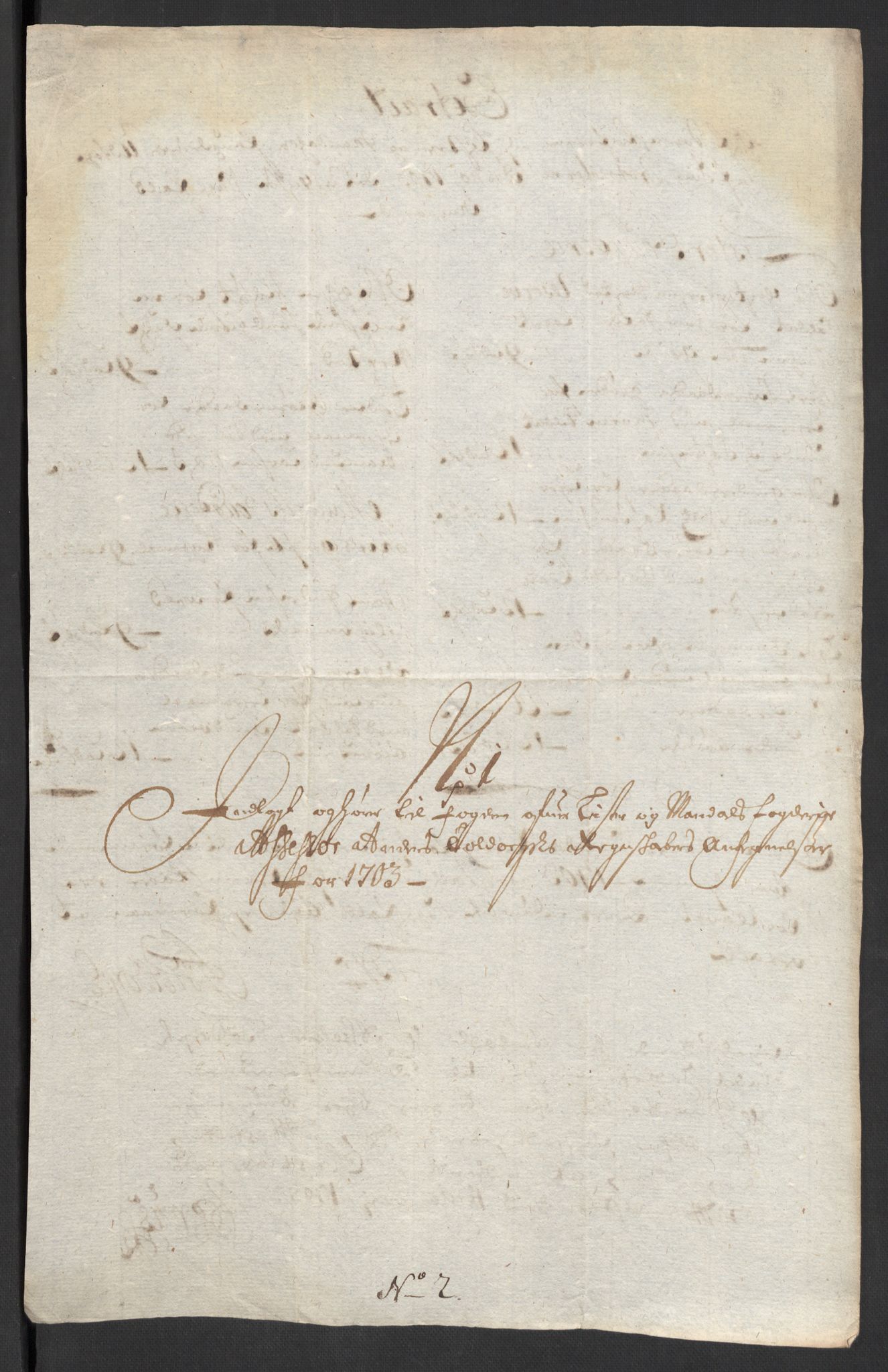 Rentekammeret inntil 1814, Reviderte regnskaper, Fogderegnskap, AV/RA-EA-4092/R43/L2550: Fogderegnskap Lista og Mandal, 1703-1704, p. 181