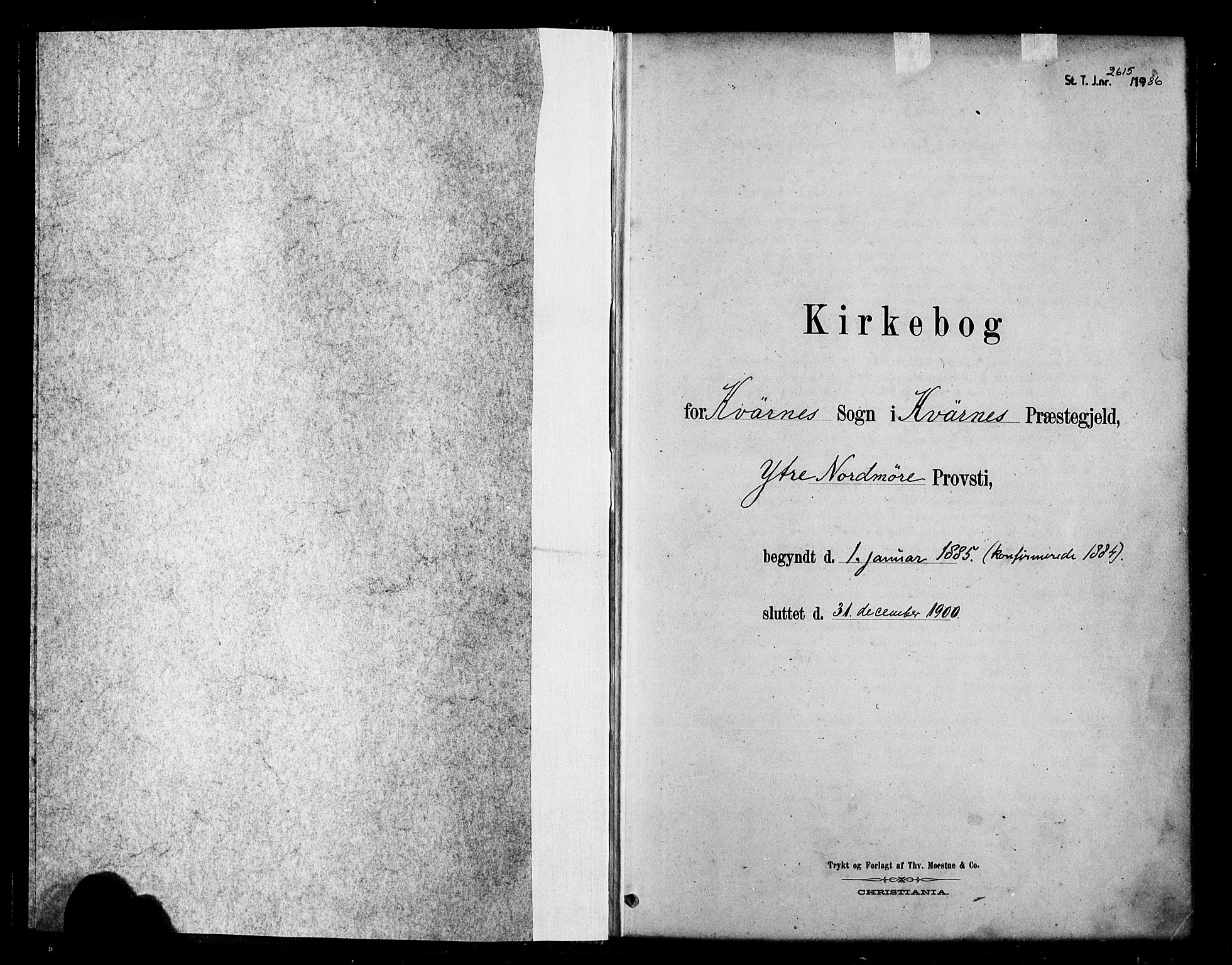 Ministerialprotokoller, klokkerbøker og fødselsregistre - Møre og Romsdal, SAT/A-1454/568/L0809: Parish register (official) no. 568A13, 1884-1900