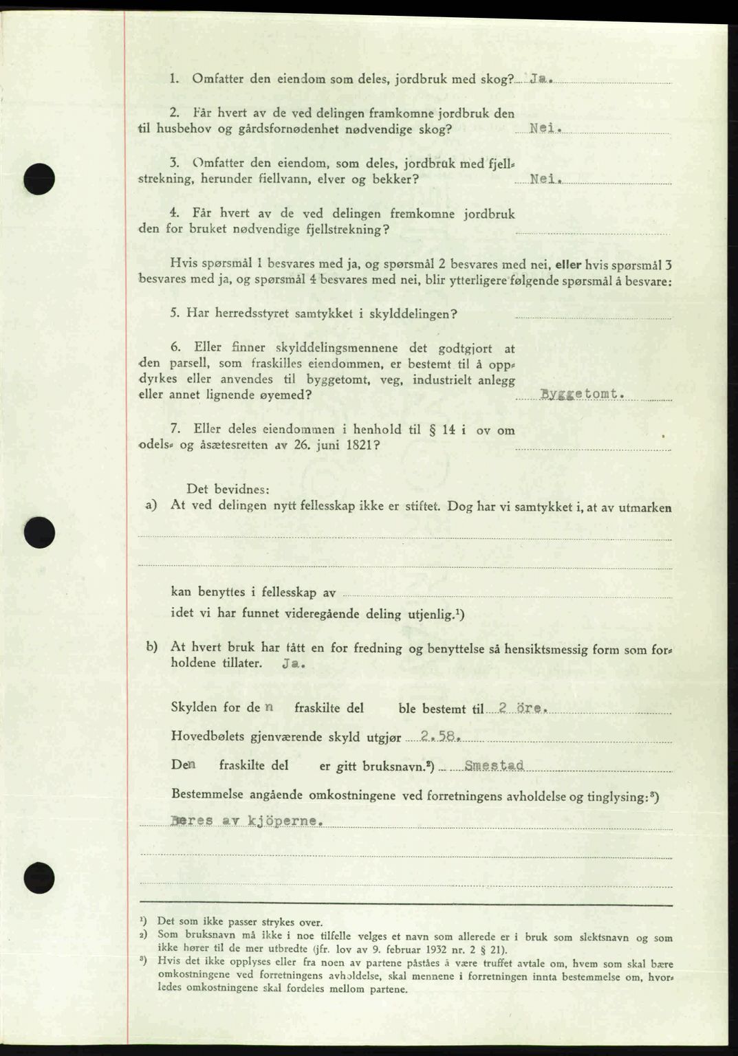 Romsdal sorenskriveri, AV/SAT-A-4149/1/2/2C: Mortgage book no. A20, 1946-1946, Diary no: : 1491/1946