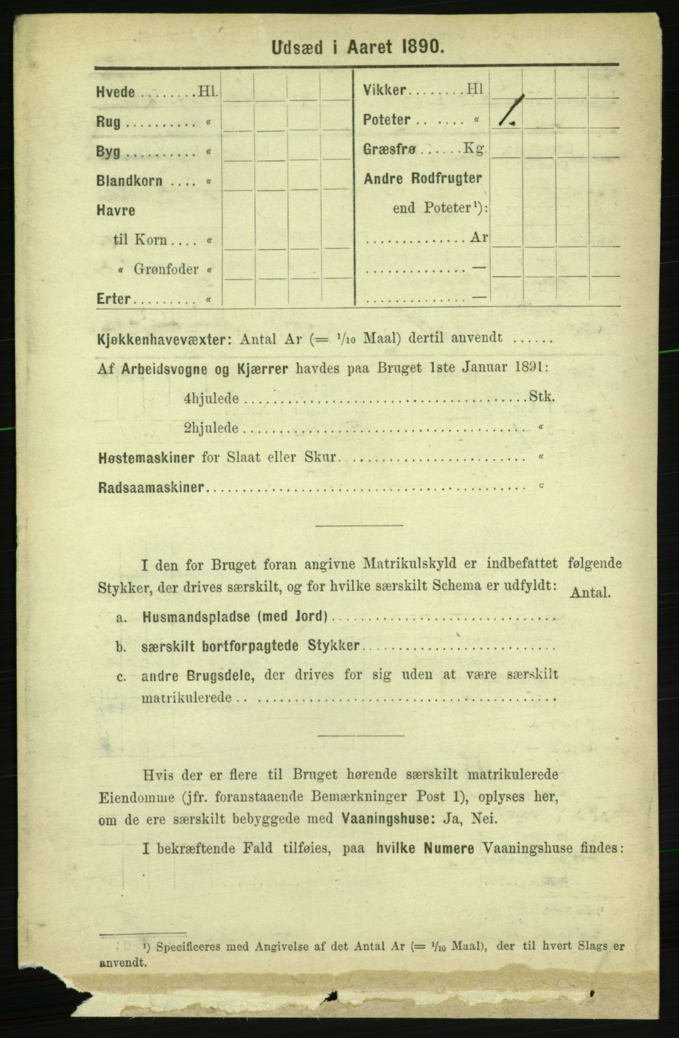 RA, 1891 census for 1727 Beitstad, 1891, p. 6182