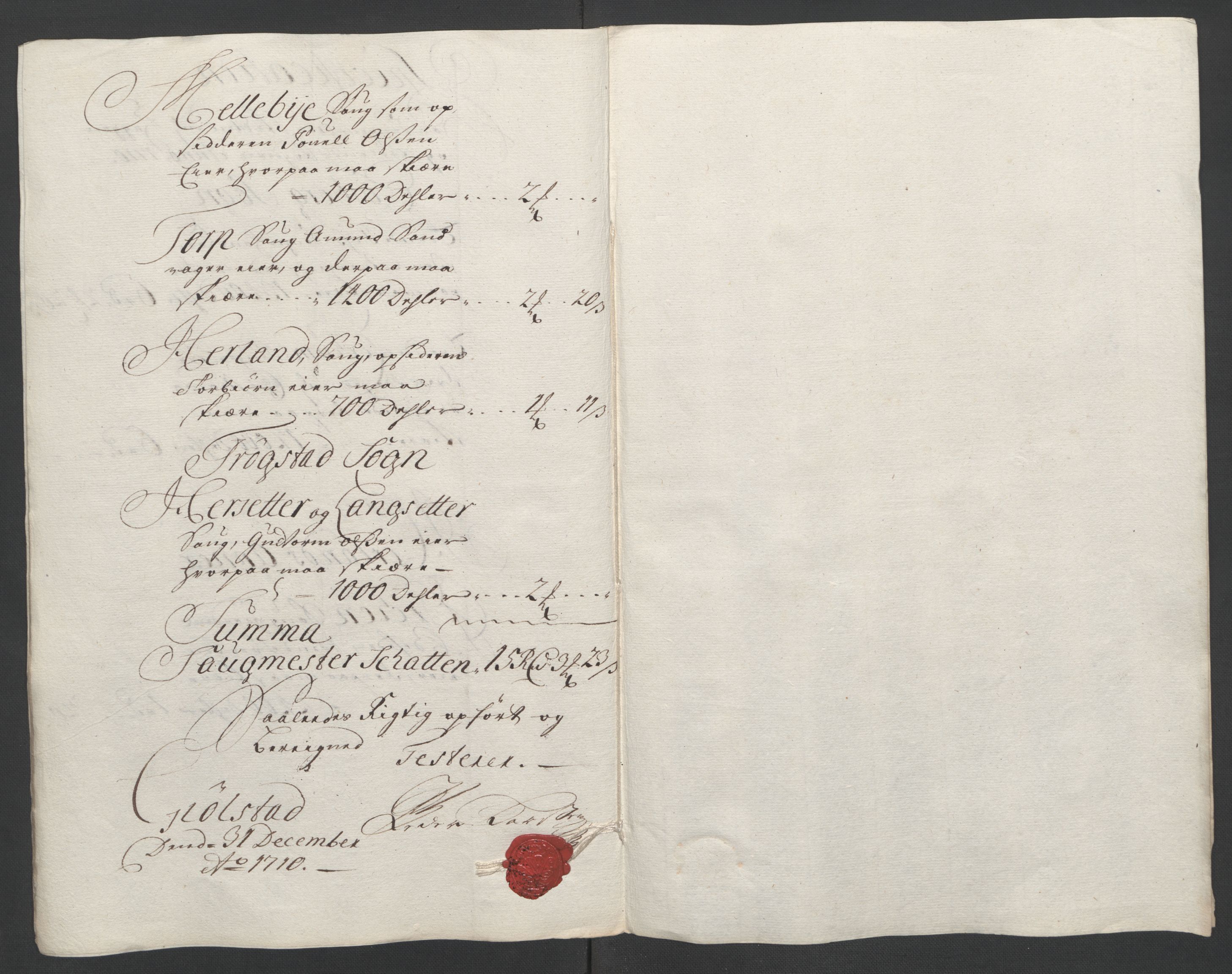 Rentekammeret inntil 1814, Reviderte regnskaper, Fogderegnskap, RA/EA-4092/R07/L0302: Fogderegnskap Rakkestad, Heggen og Frøland, 1710, p. 221