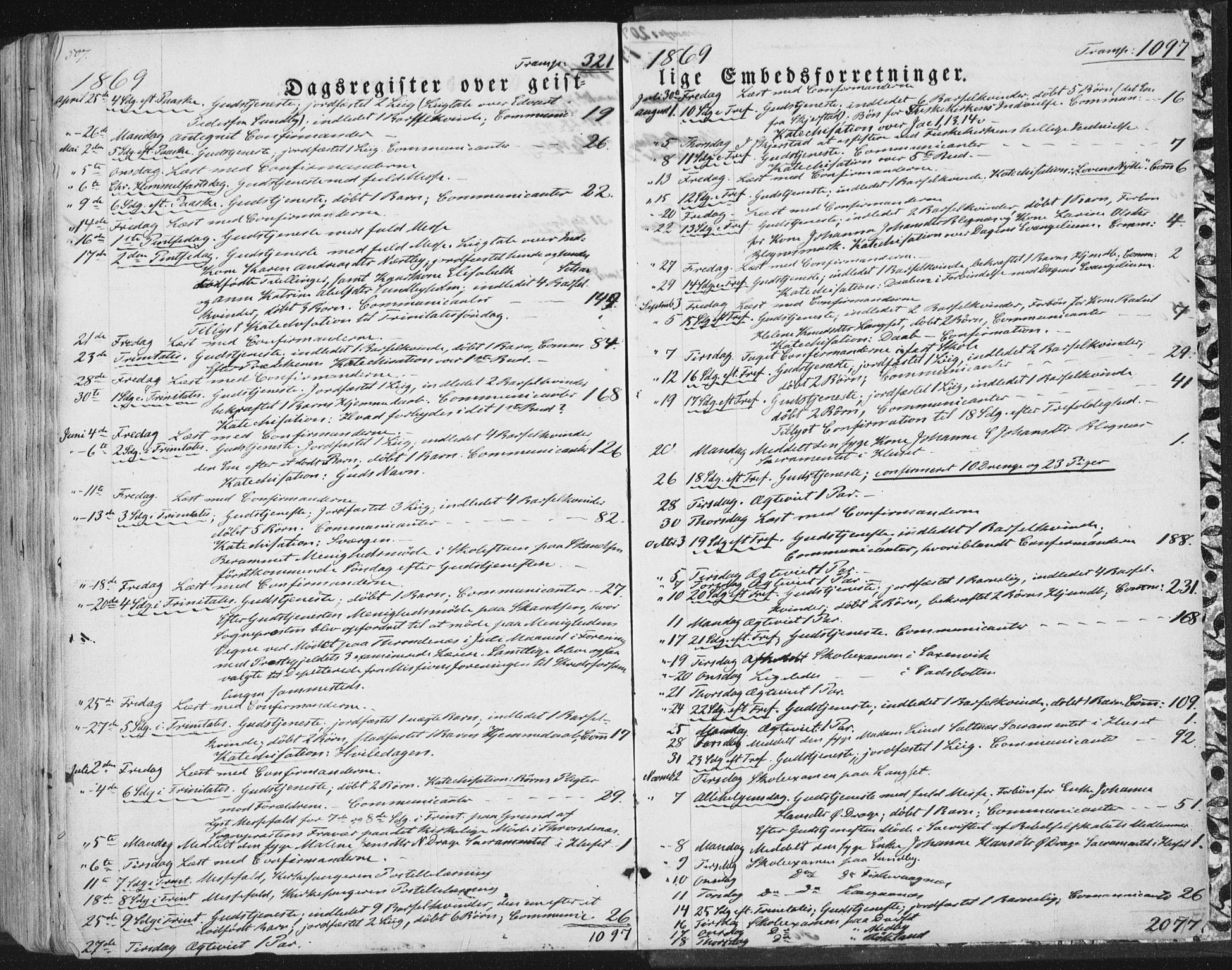 Ministerialprotokoller, klokkerbøker og fødselsregistre - Nordland, SAT/A-1459/847/L0667: Parish register (official) no. 847A07, 1842-1871, p. 507