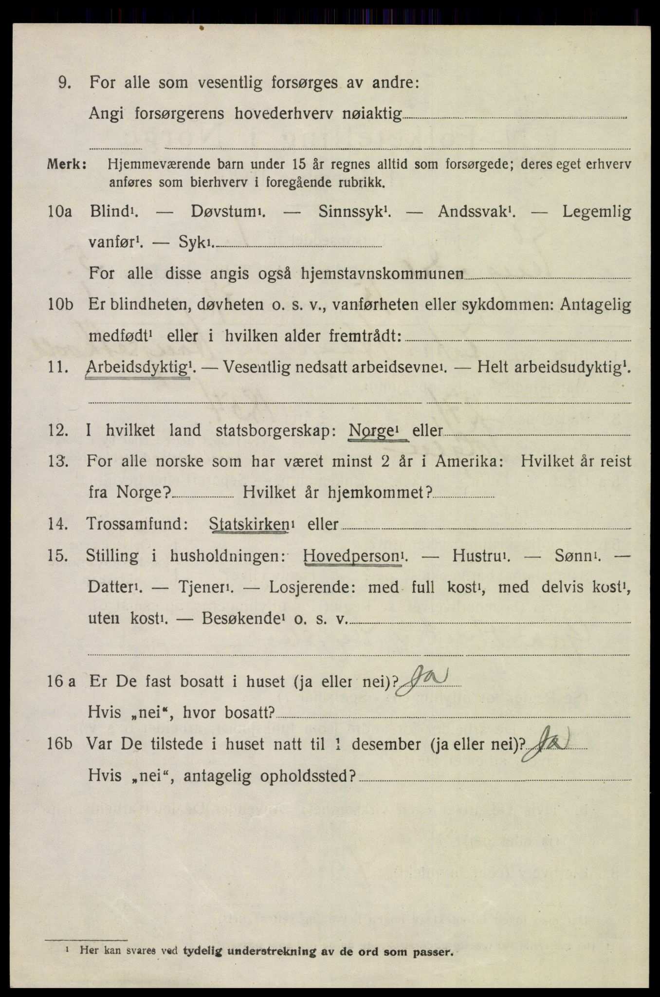 SAH, 1920 census for Engerdal, 1920, p. 2742