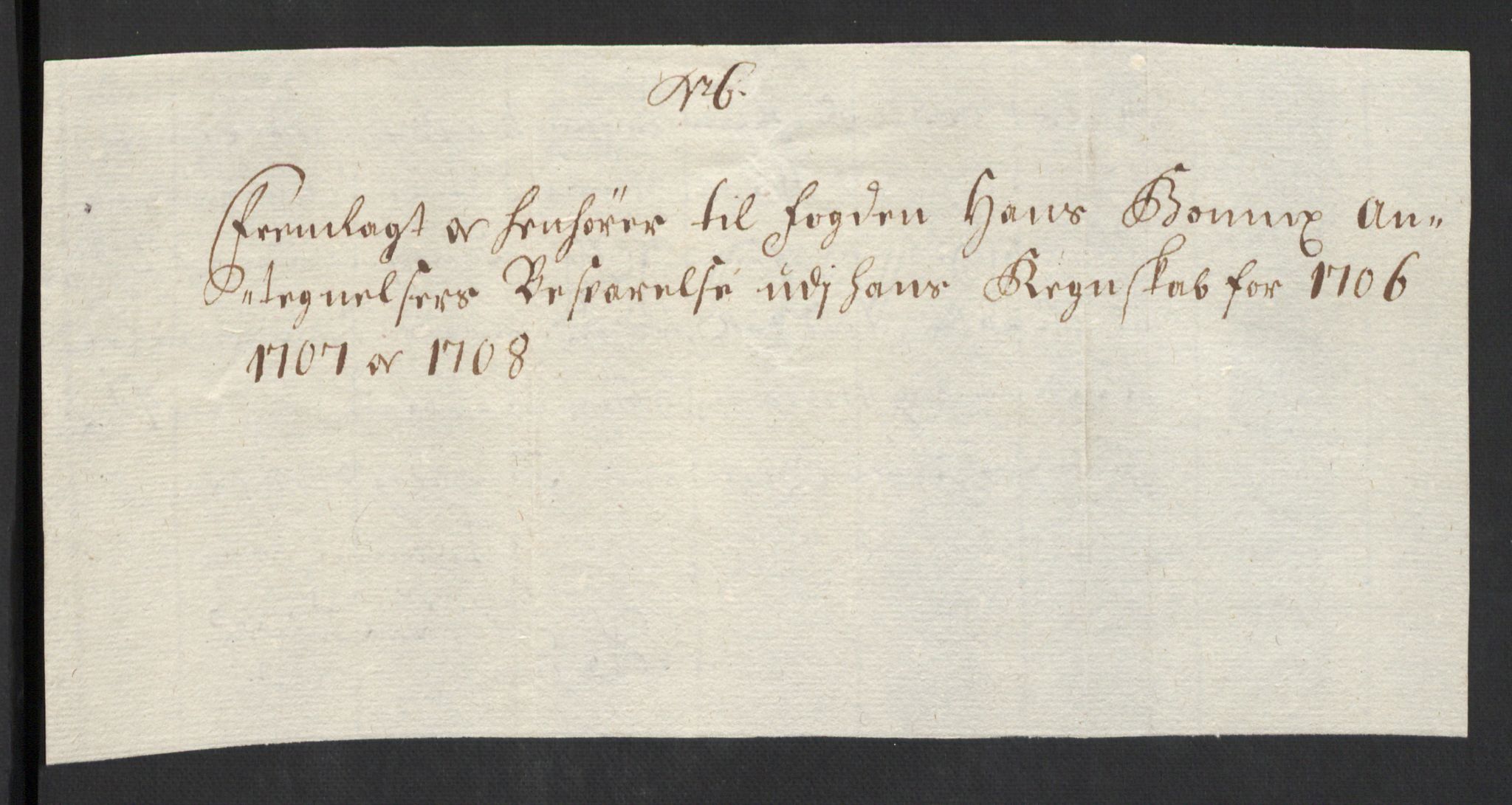 Rentekammeret inntil 1814, Reviderte regnskaper, Fogderegnskap, AV/RA-EA-4092/R39/L2318: Fogderegnskap Nedenes, 1706-1709, p. 421