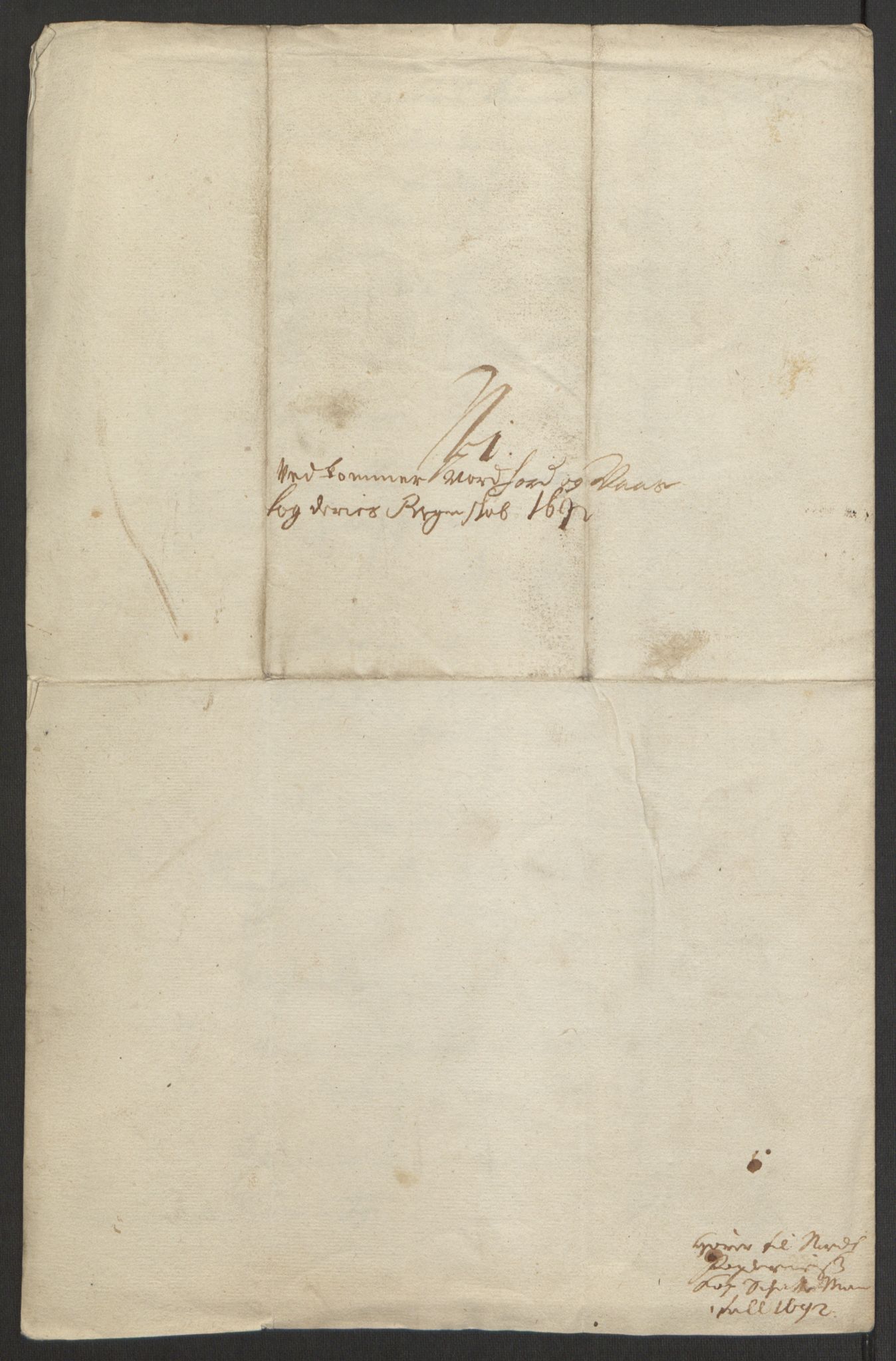 Rentekammeret inntil 1814, Reviderte regnskaper, Fogderegnskap, AV/RA-EA-4092/R51/L3181: Fogderegnskap Nordhordland og Voss, 1691-1692, p. 354