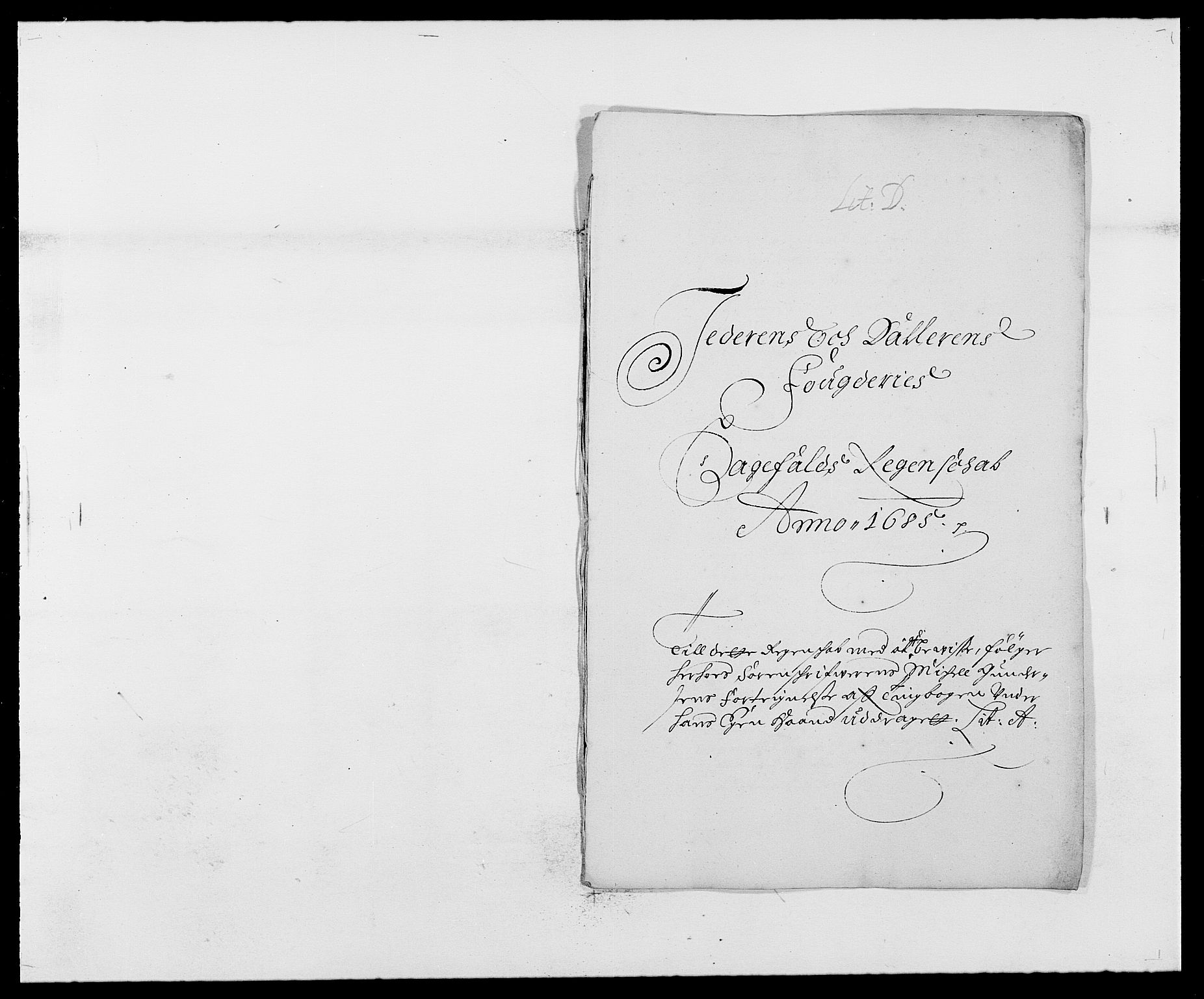 Rentekammeret inntil 1814, Reviderte regnskaper, Fogderegnskap, RA/EA-4092/R46/L2725: Fogderegnskap Jæren og Dalane, 1685, p. 113