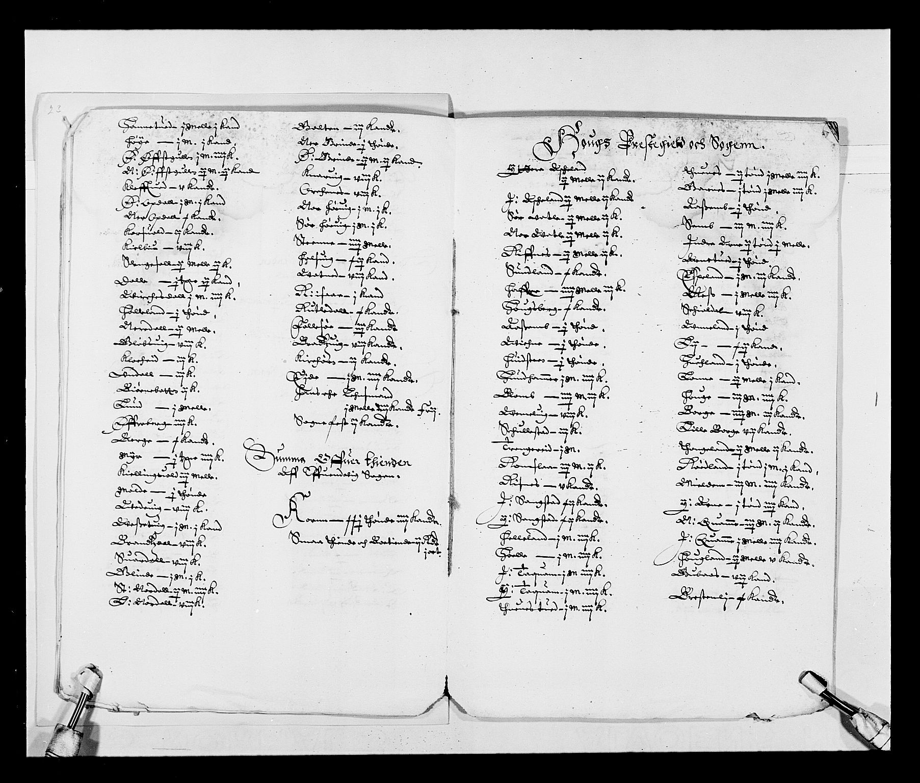 Stattholderembetet 1572-1771, AV/RA-EA-2870/Ek/L0026/0002: Jordebøker 1633-1658: / Tiendelister fra Bergenhus len, 1642-1647, p. 87