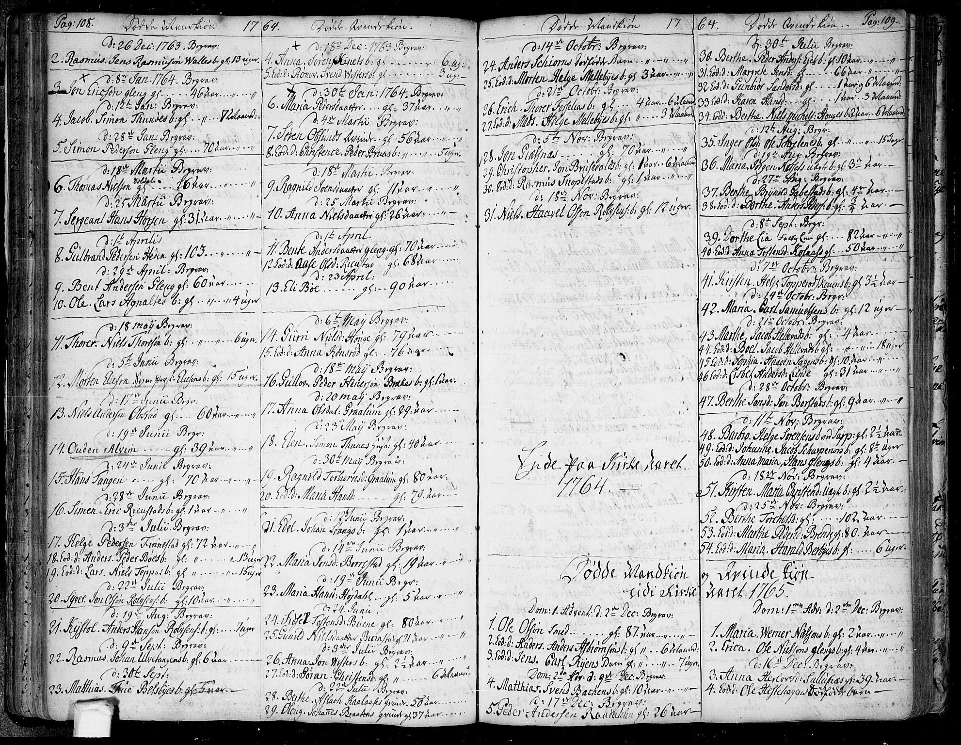 Tune prestekontor Kirkebøker, AV/SAO-A-2007/F/Fa/L0002: Parish register (official) no. 2, 1758-1781, p. 108-109