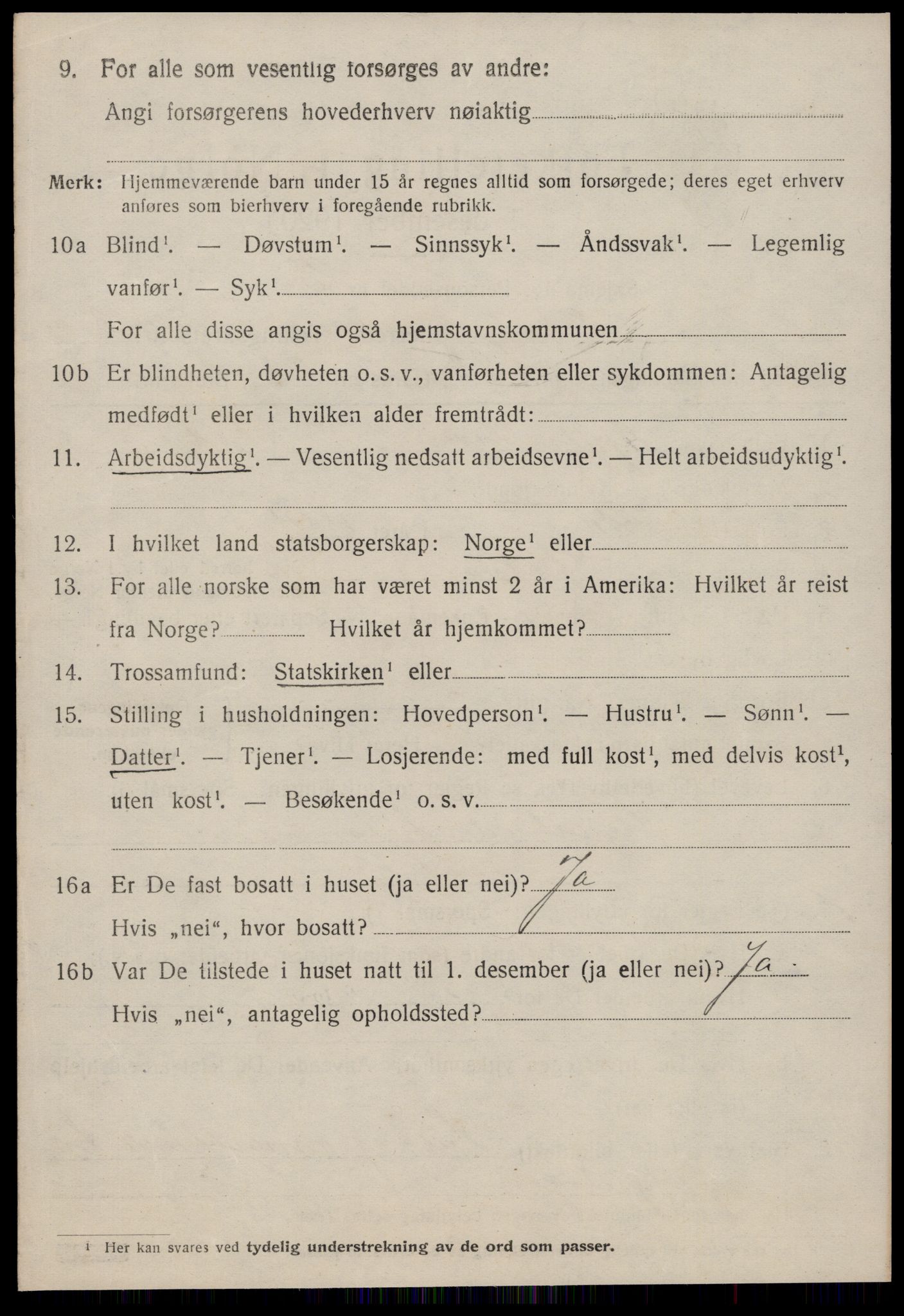 SAT, 1920 census for Skodje, 1920, p. 1820