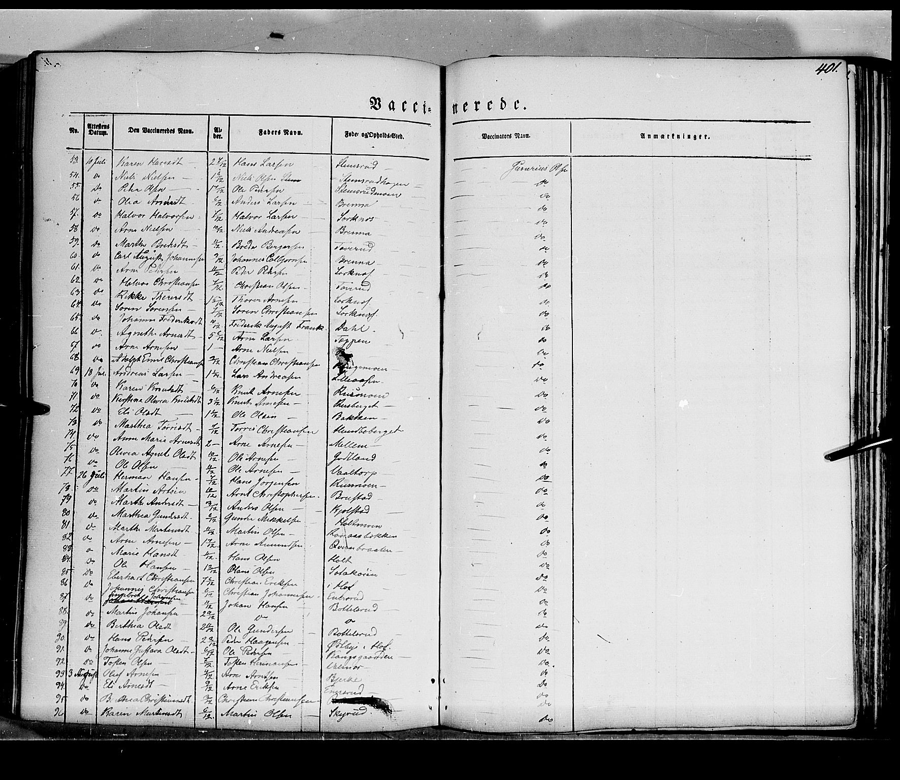 Grue prestekontor, AV/SAH-PREST-036/H/Ha/Haa/L0008: Parish register (official) no. 8, 1847-1858, p. 401