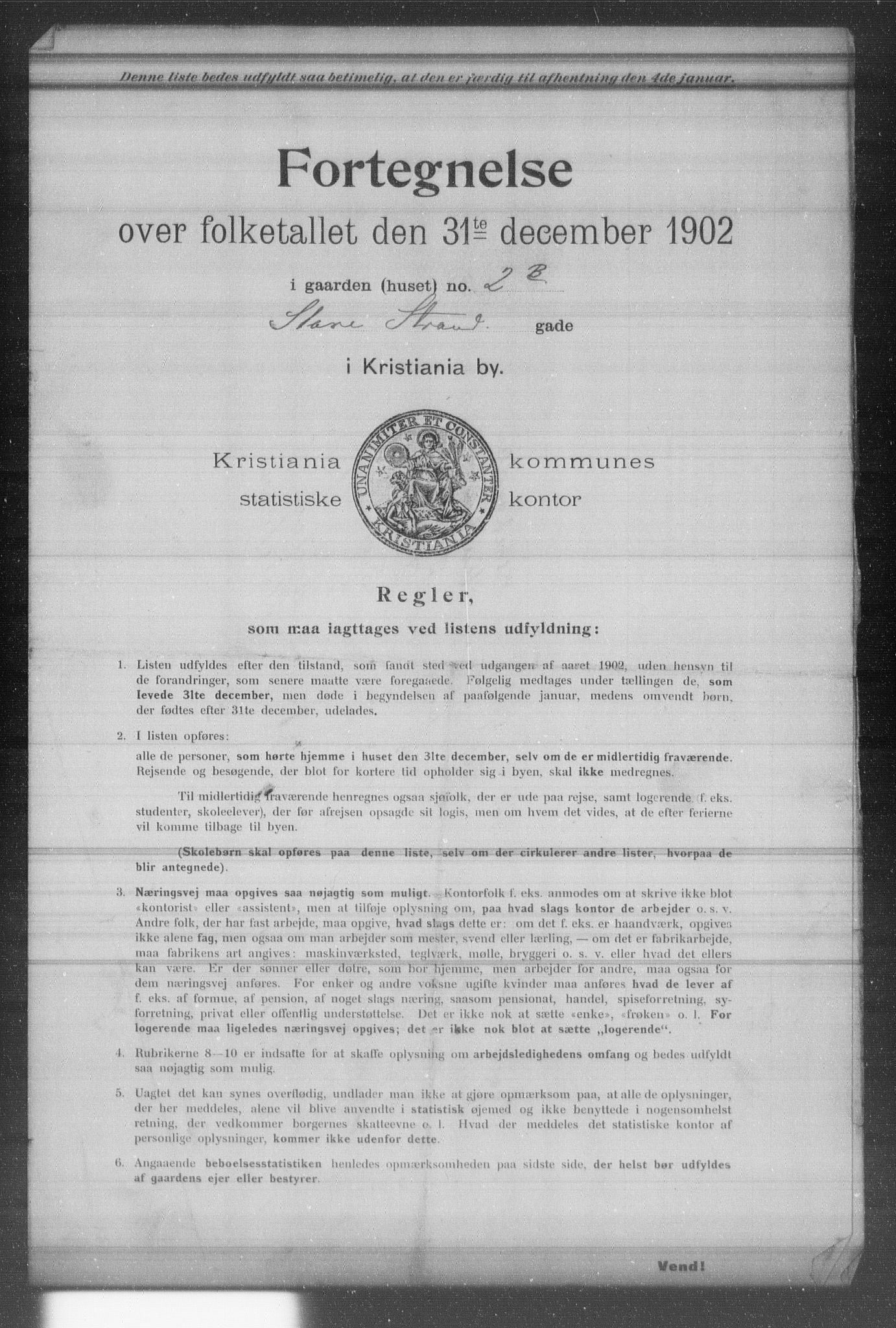 OBA, Municipal Census 1902 for Kristiania, 1902, p. 19158