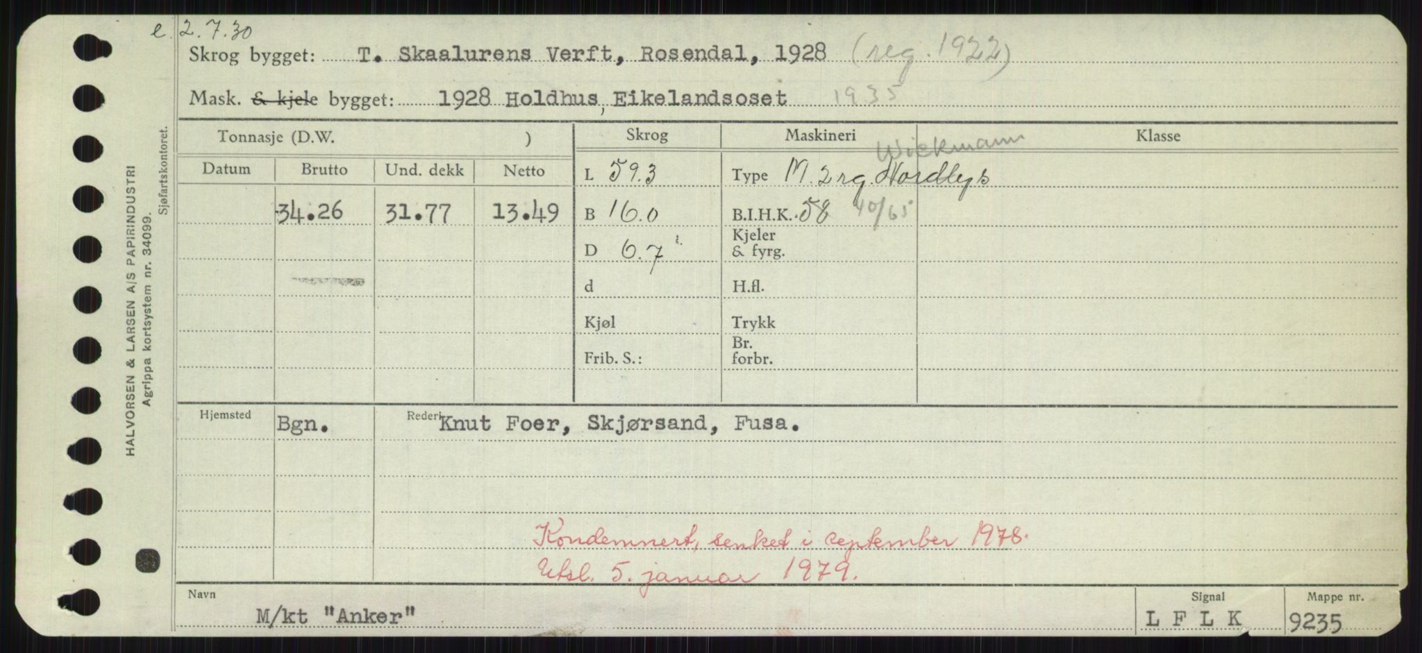 Sjøfartsdirektoratet med forløpere, Skipsmålingen, RA/S-1627/H/Hd/L0001: Fartøy, A-Anv, p. 647