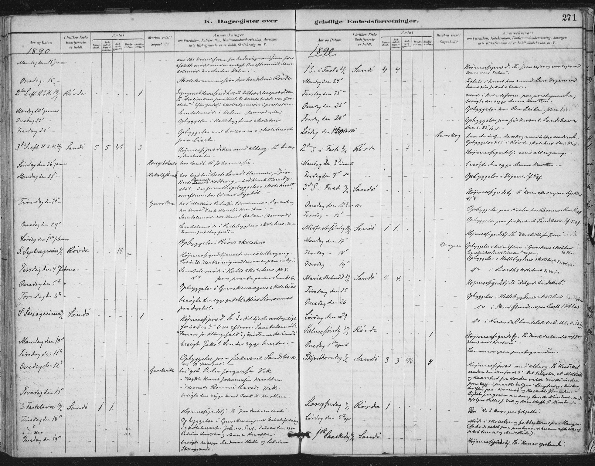 Ministerialprotokoller, klokkerbøker og fødselsregistre - Møre og Romsdal, AV/SAT-A-1454/503/L0037: Parish register (official) no. 503A05, 1884-1900, p. 271