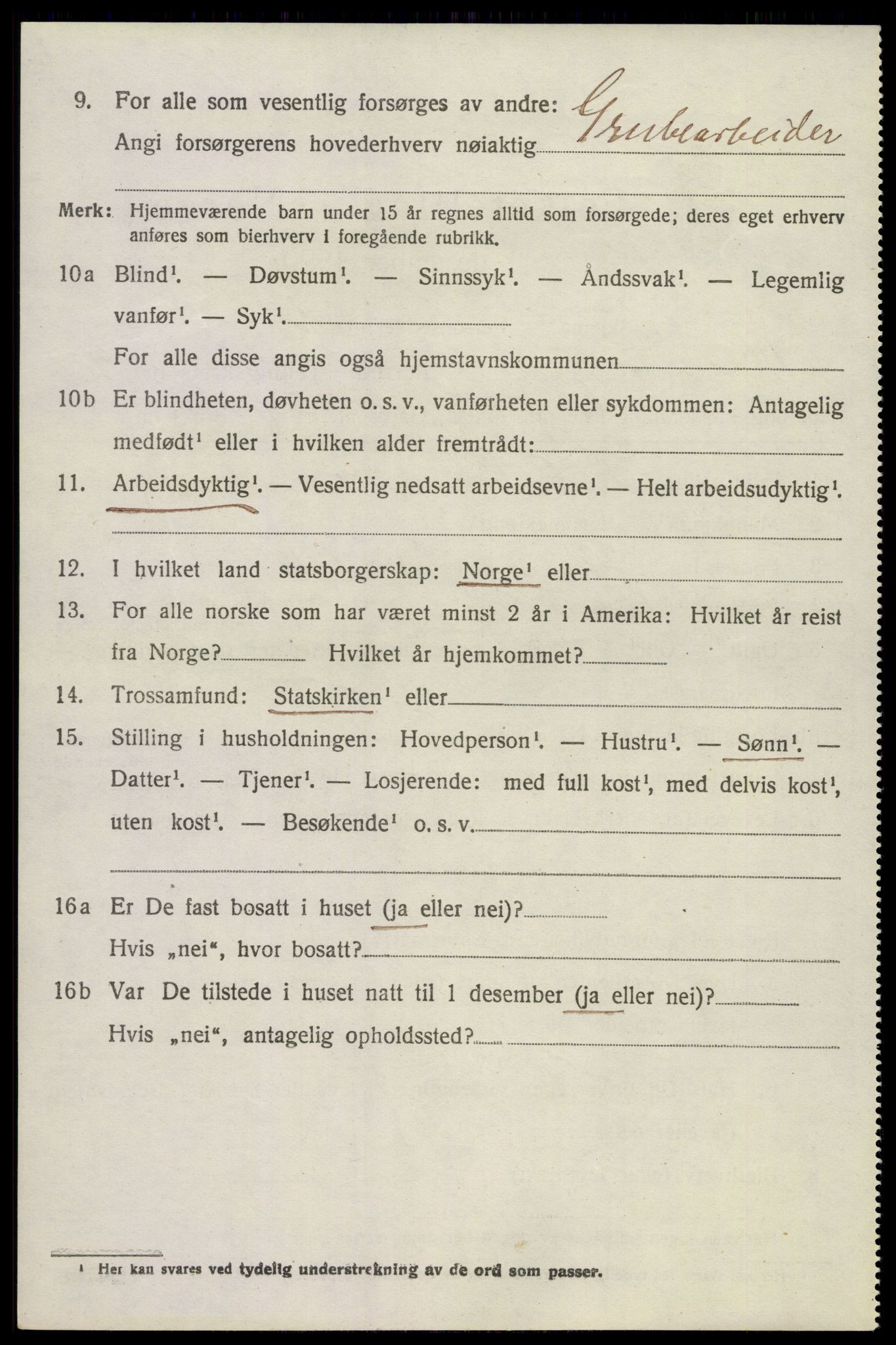 SAKO, 1920 census for Skåtøy, 1920, p. 7105