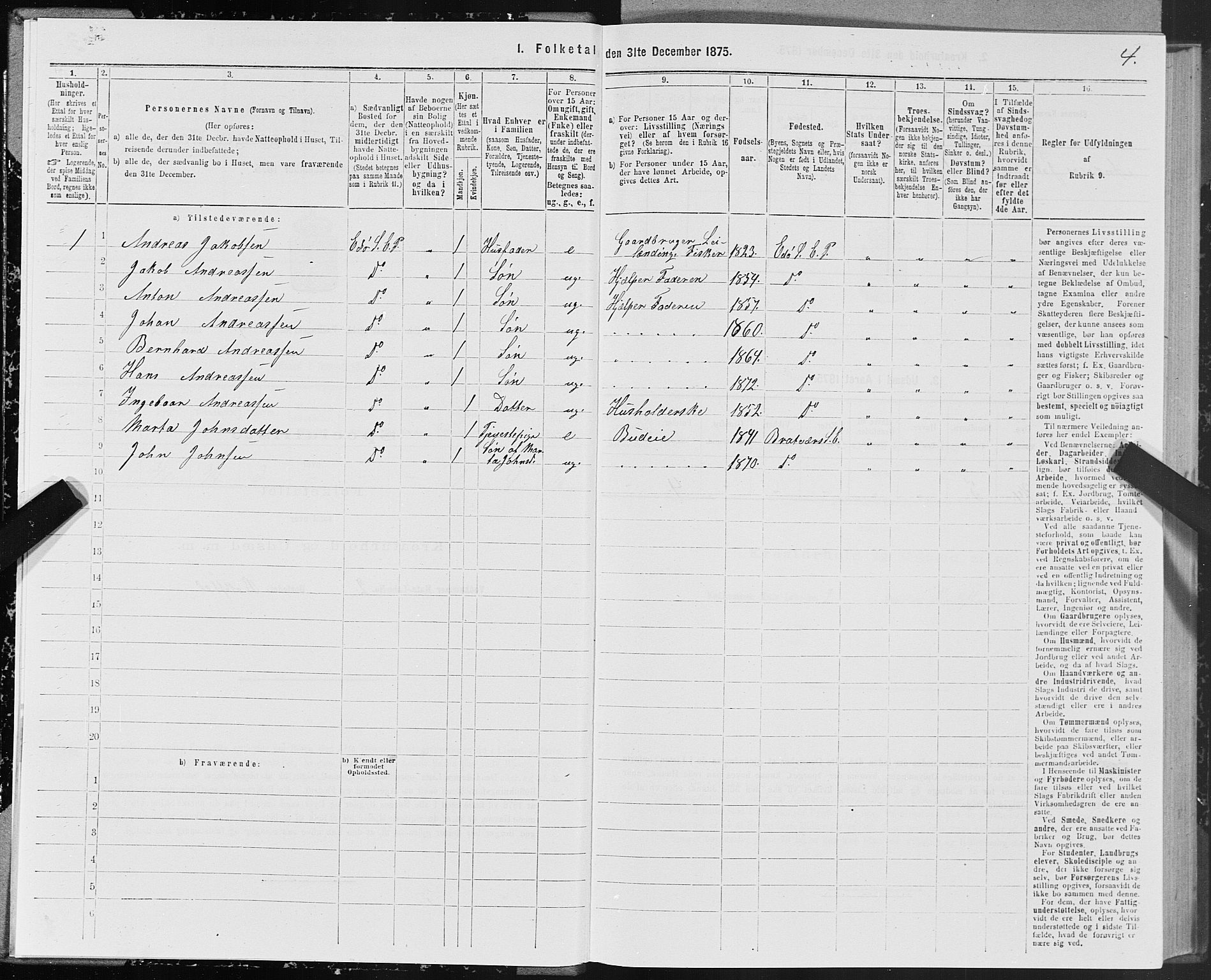 SAT, 1875 census for 1573P Edøy, 1875, p. 2004