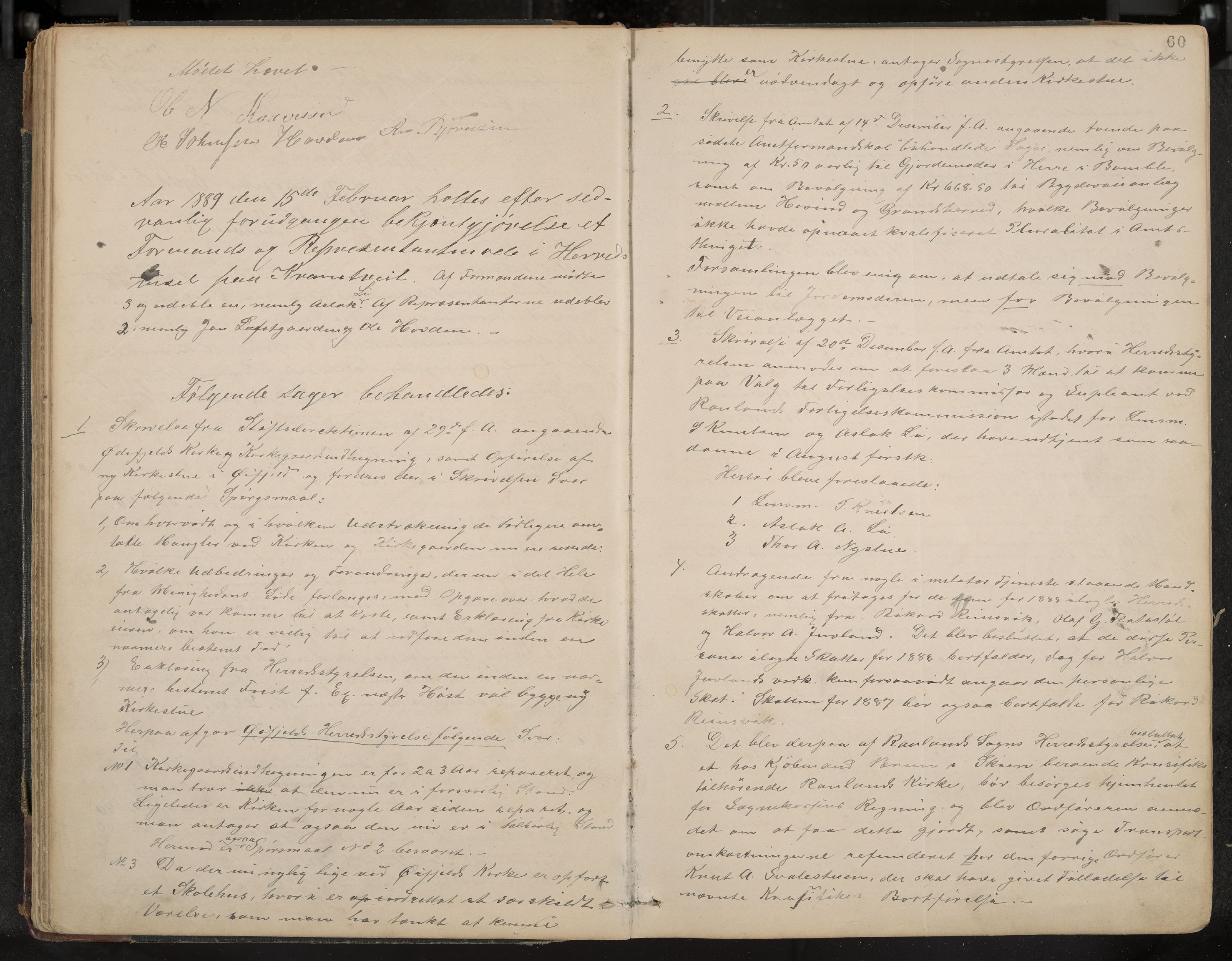 Rauland formannskap og sentraladministrasjon, IKAK/0835021/A/Aa/L0002: Møtebok, 1884-1908, p. 60